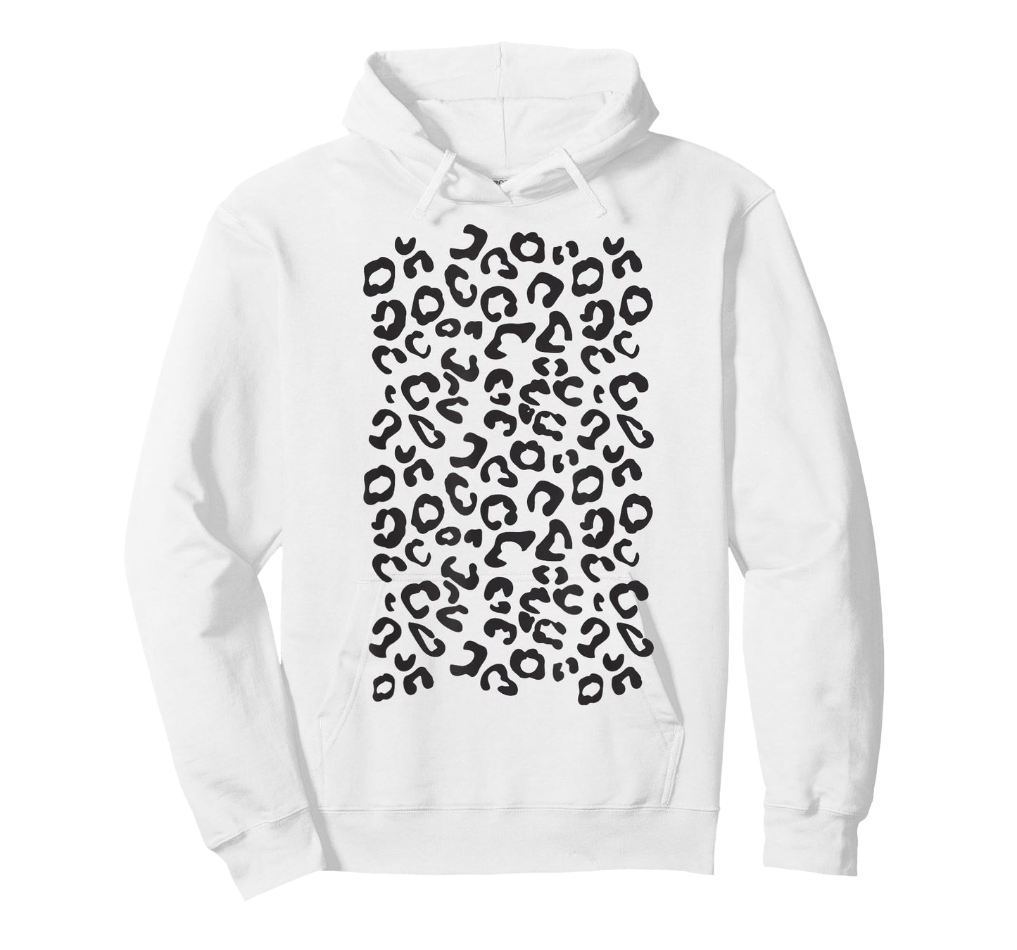Funny Leopard Animal Print Black And White Tee T-Shirt