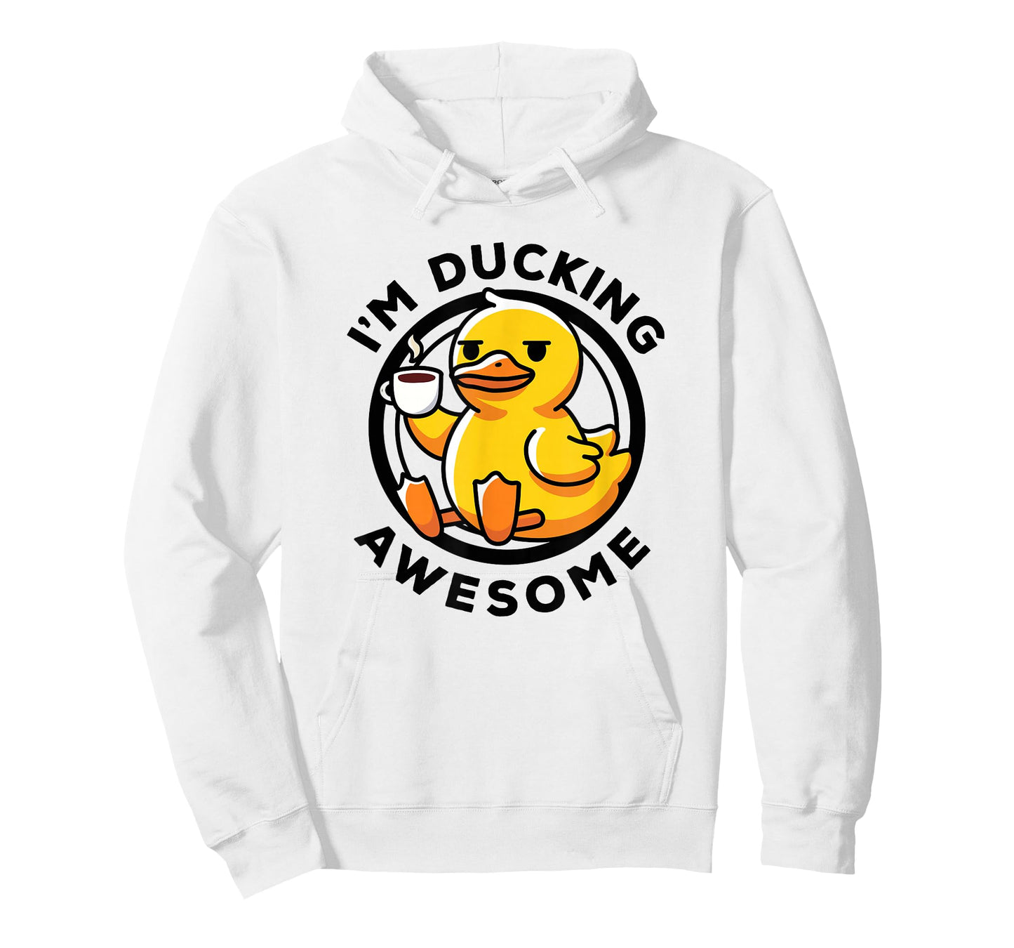 I'm Ducking Awesome I Love Duck Lovers Funny Rubber Duck T-Shirt