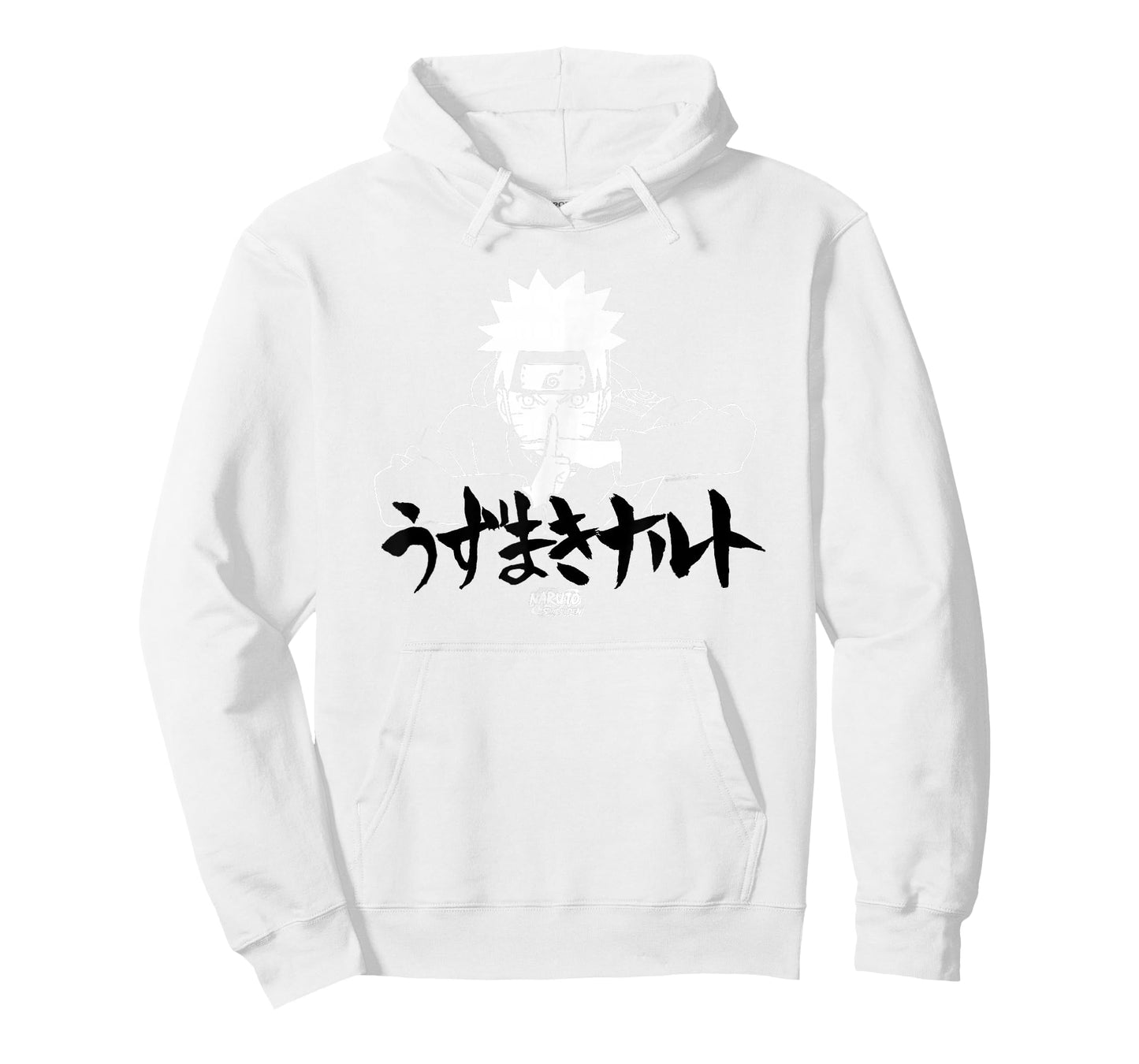 Naruto Shippuden Linear Naruto Jutsu with Kanji Anime T-Shirt