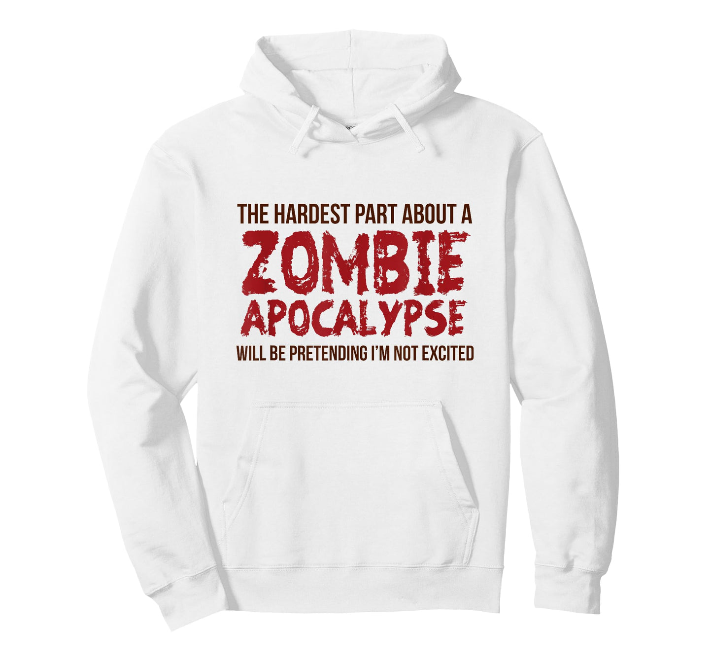 Funny Zombie Gift Shirt Apocalypse Tshirt Mens Women Adult T-Shirt