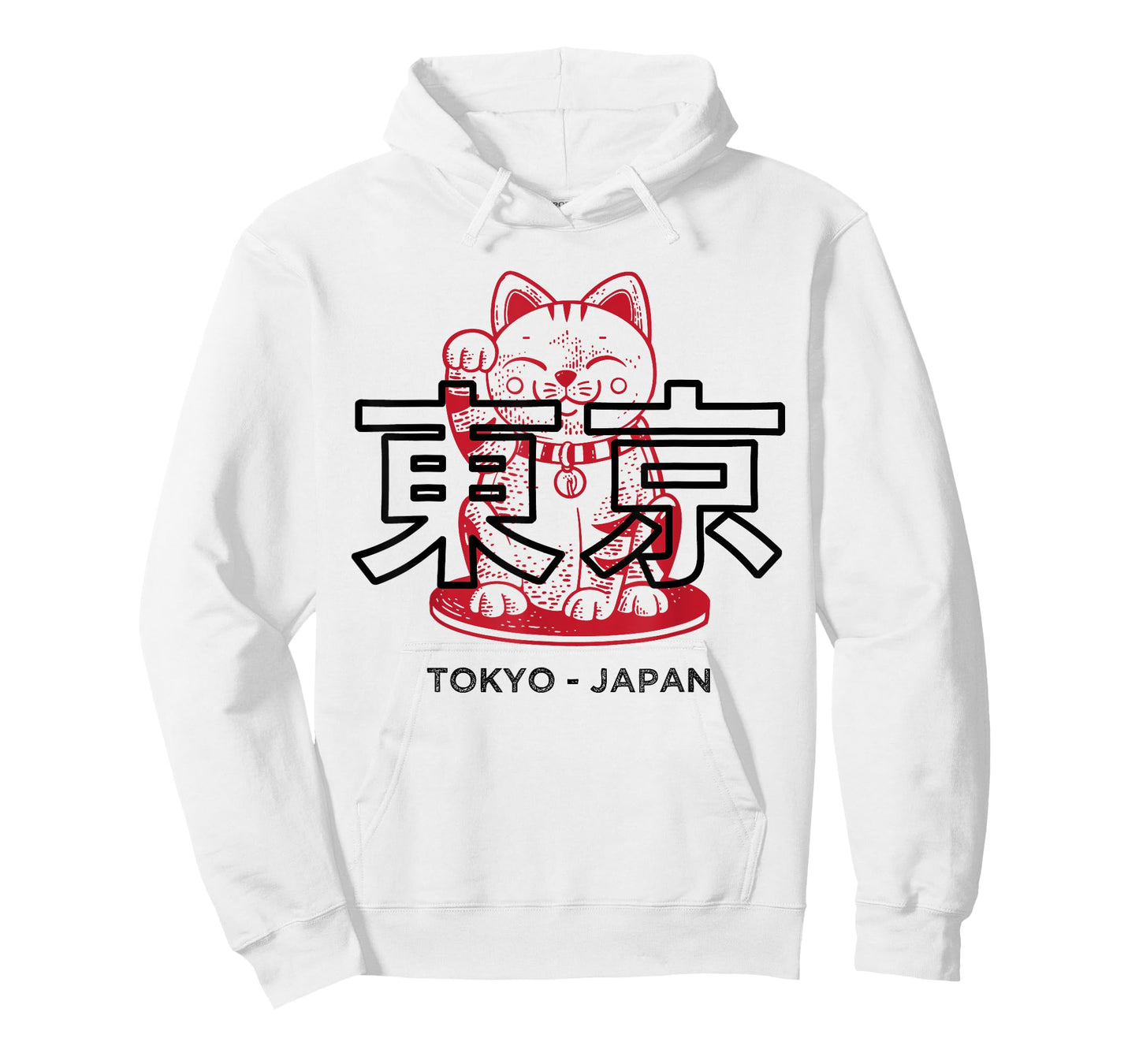Maneki Neko Shirt Japanese Lucky Cat Anime Tokyo Japan T-Shirt