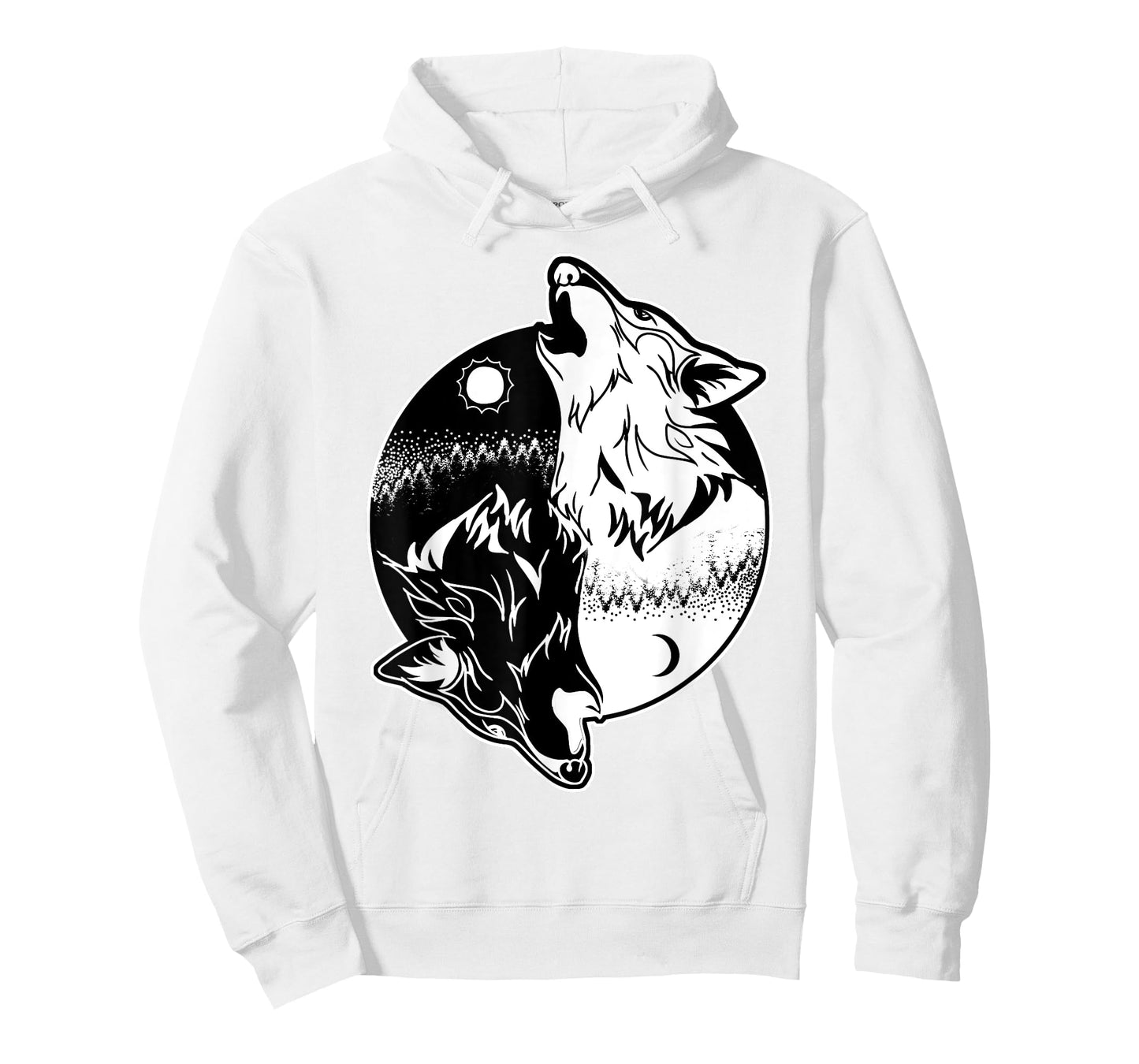 Wolf Yin Yang Shirt Yin Yang Shirt Skoll Wolf Shirt T-Shirt