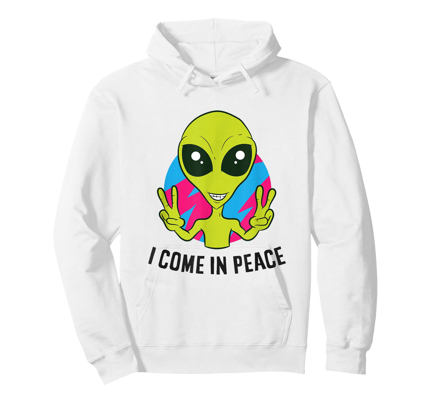 Alien Ufo Space Rave EDM Music I Come In Peace T-Shirt