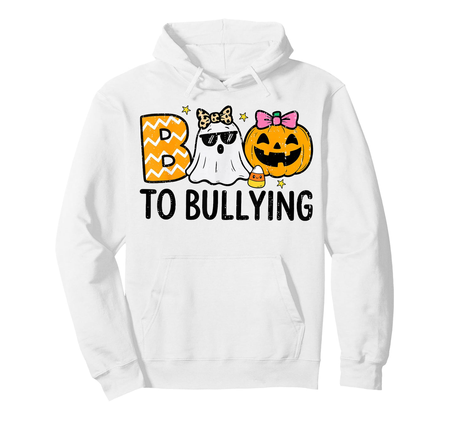 Unity Day Orange Ghost Boo Anti Bullying Halloween Teen Girl T-Shirt