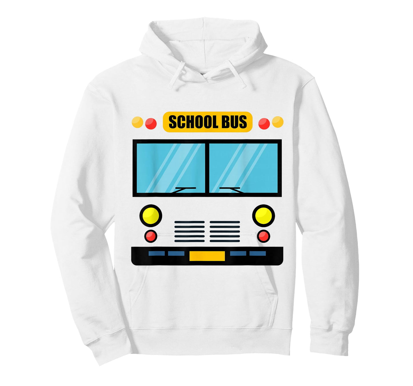 School Bus Costume Cool Easy Vehicle Halloween T-Shirt
