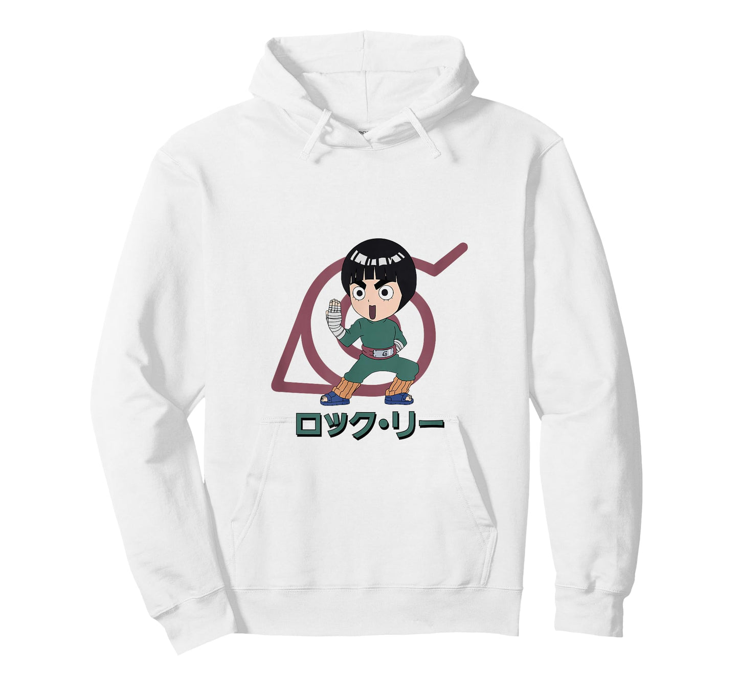 Naruto Classic Lee and Konohagakure Symbol T-Shirt