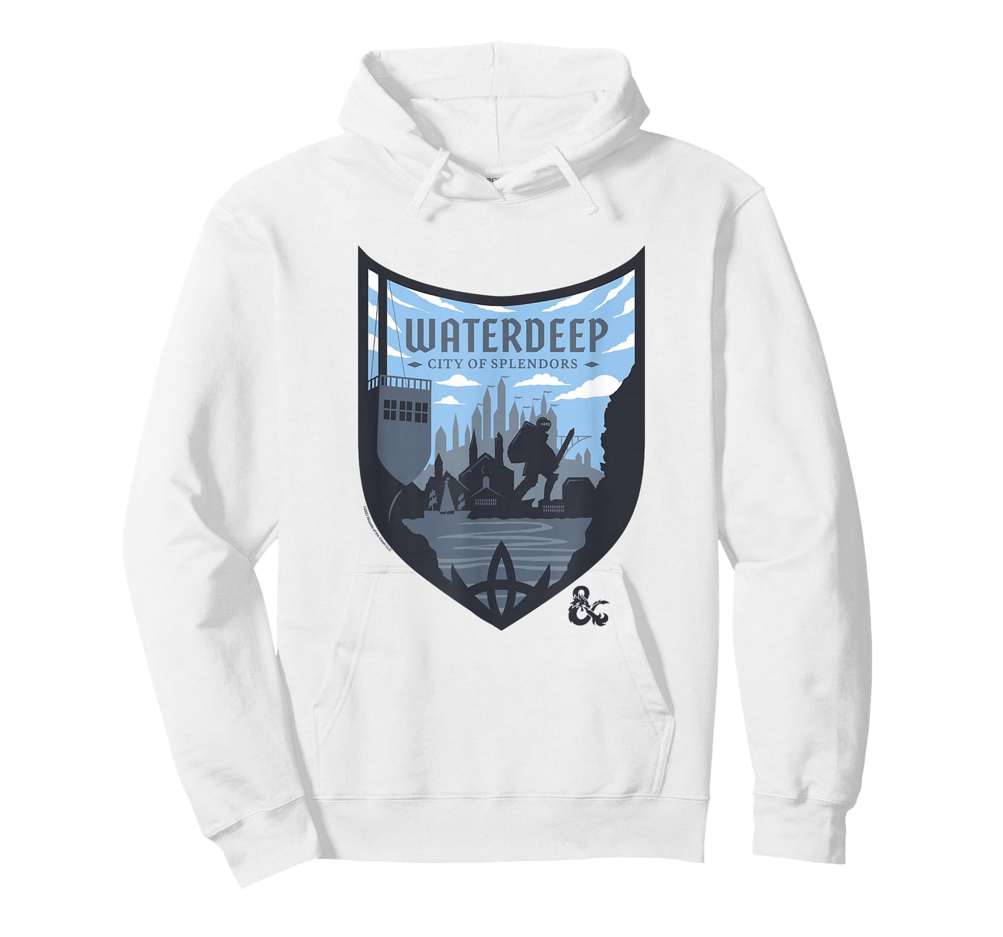 Dungeons & Dragons Waterdeep City Of Splendors Shield Logo T-Shirt