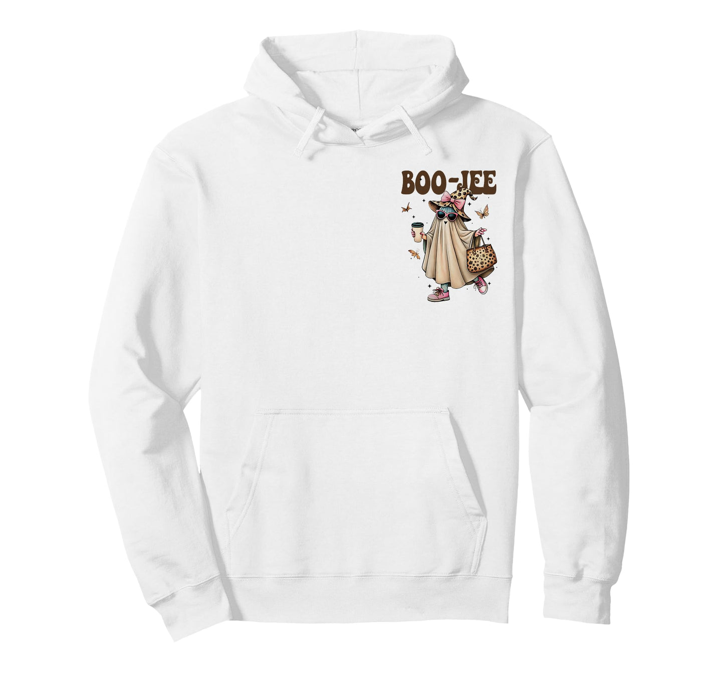 (2 Sides) Boo-JEE I Put The Boo in Boujee Halloween Ghost T-Shirt