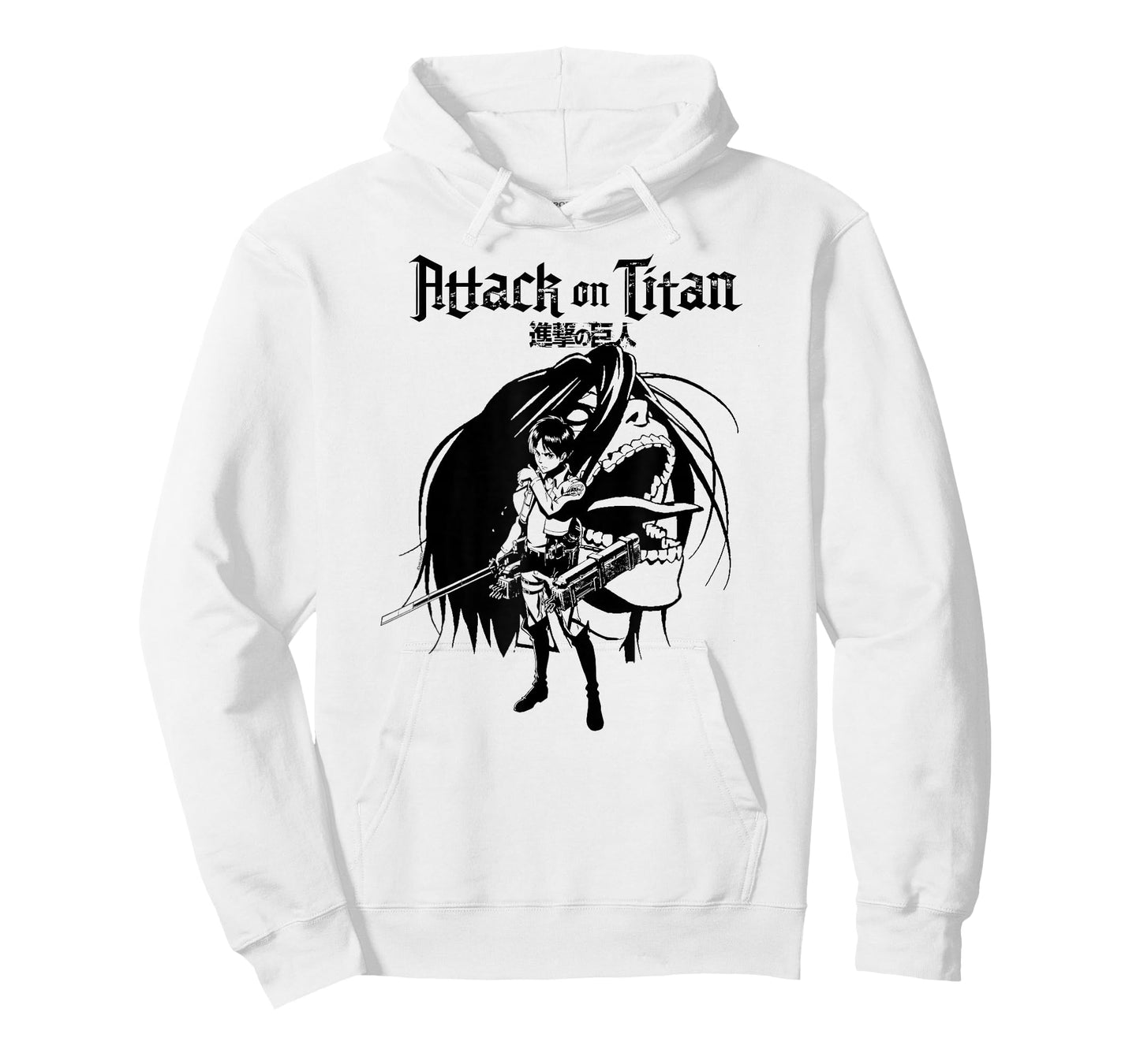 Attack on Titan Eren and Titan Anime Silhouette T-Shirt