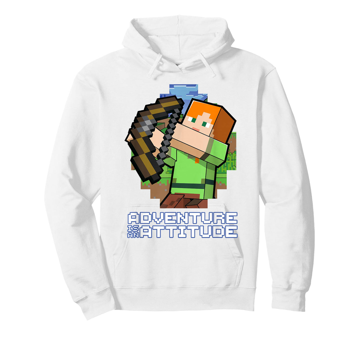 Minecraft Alex Adventure Is An Attitude Graphic Blocks T-Shirt
