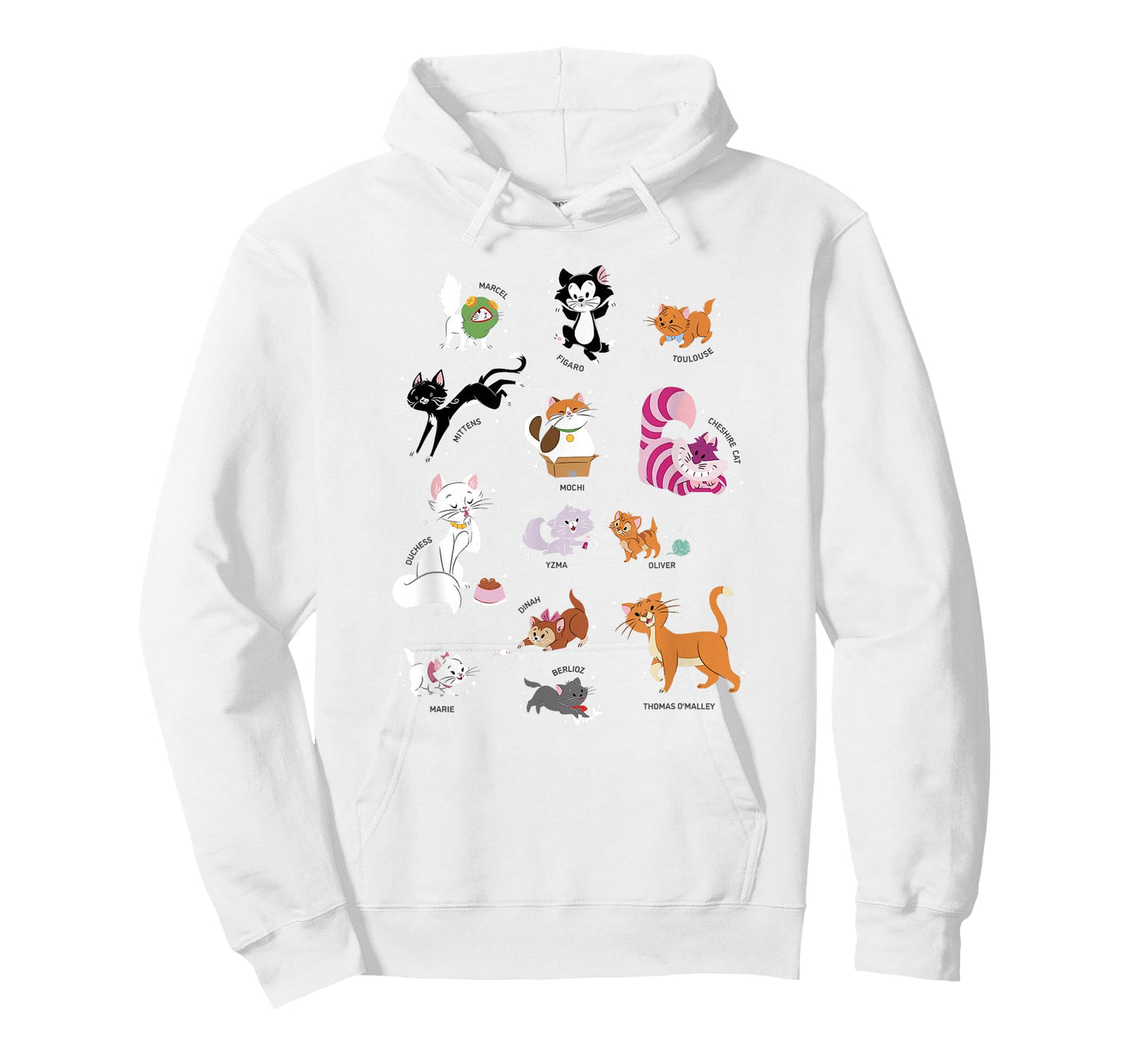 Disney Pets Movie Cats Group Jumble T-Shirt
