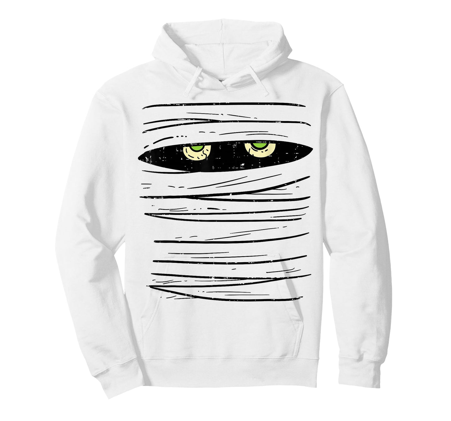 Mummy Wrap Eyes Costume Funny Scary Halloween Men Women Kids T-Shirt