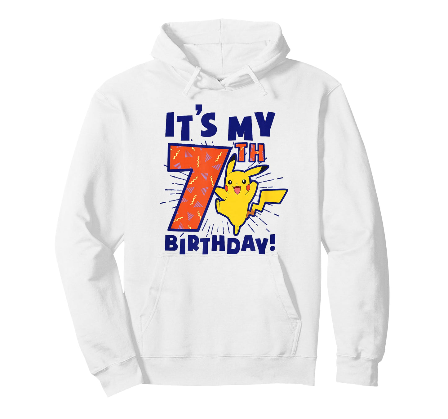 Pokémon Pikachu It's My 7th Birthday Awesome Celebration T-Shirt
