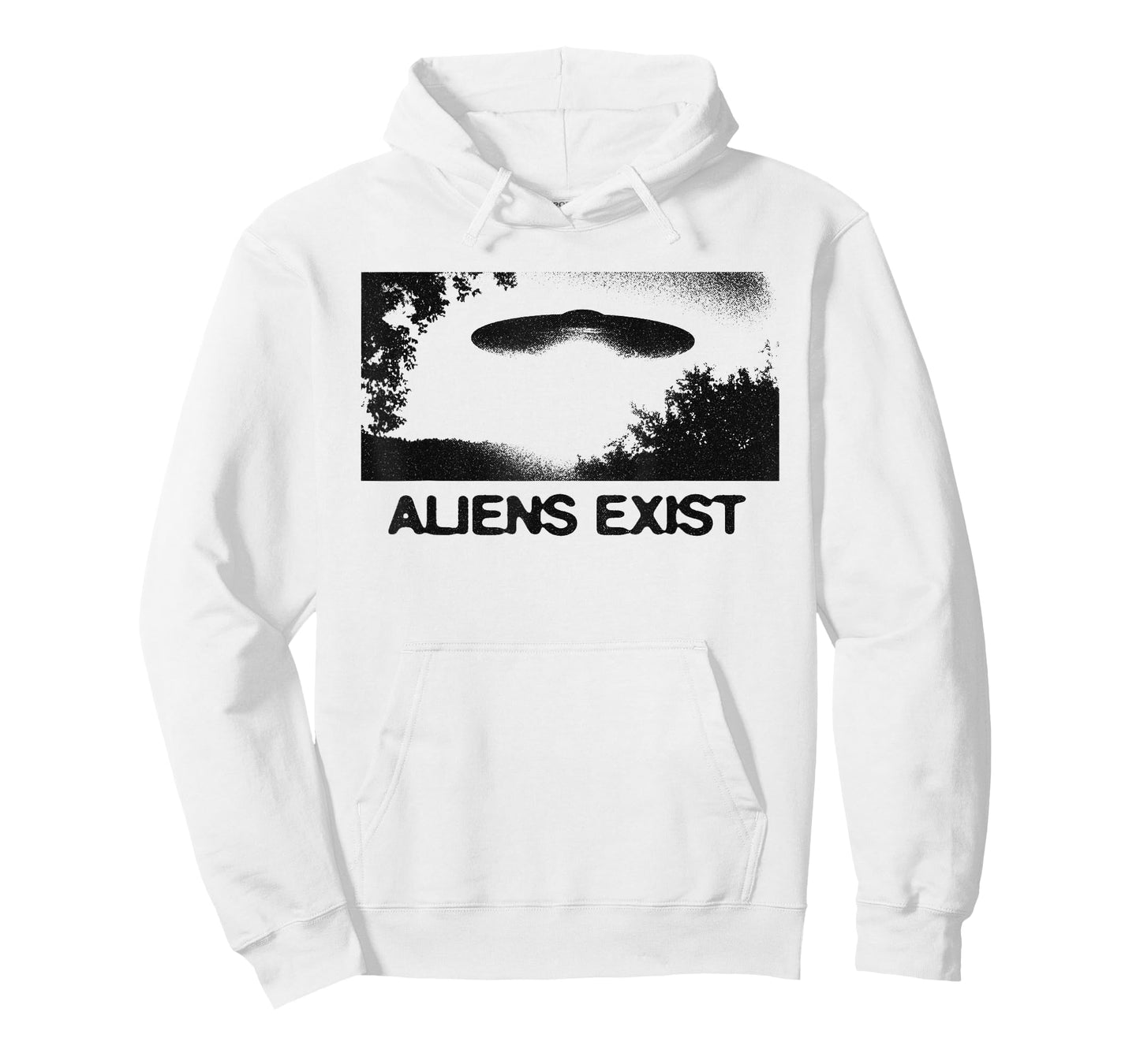 Aliens Exist UFO Sighting Retro Sci-Fi Graphic Tee T-Shirt