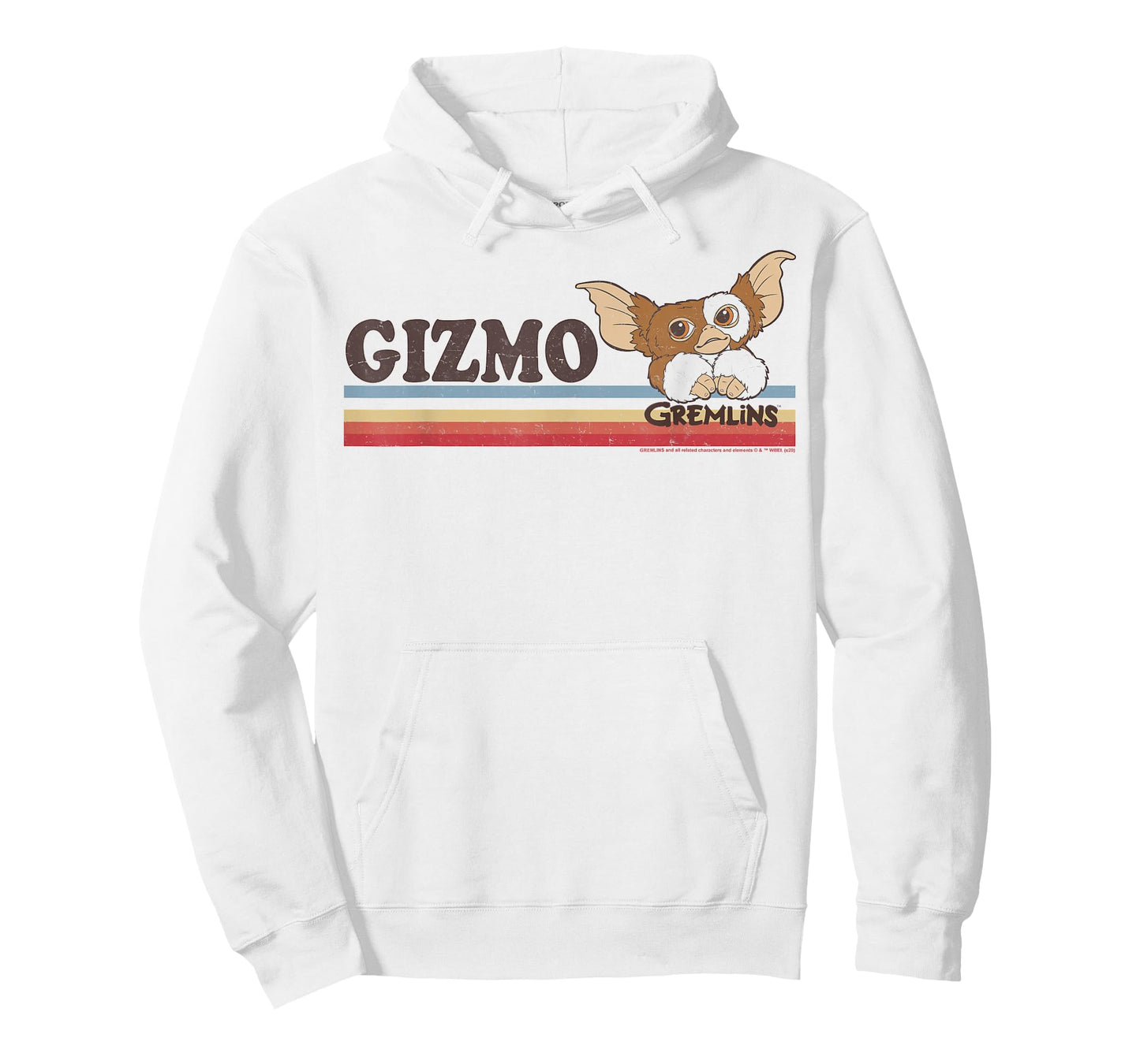Gremlins Gizmo Retro Stripes T-Shirt Small