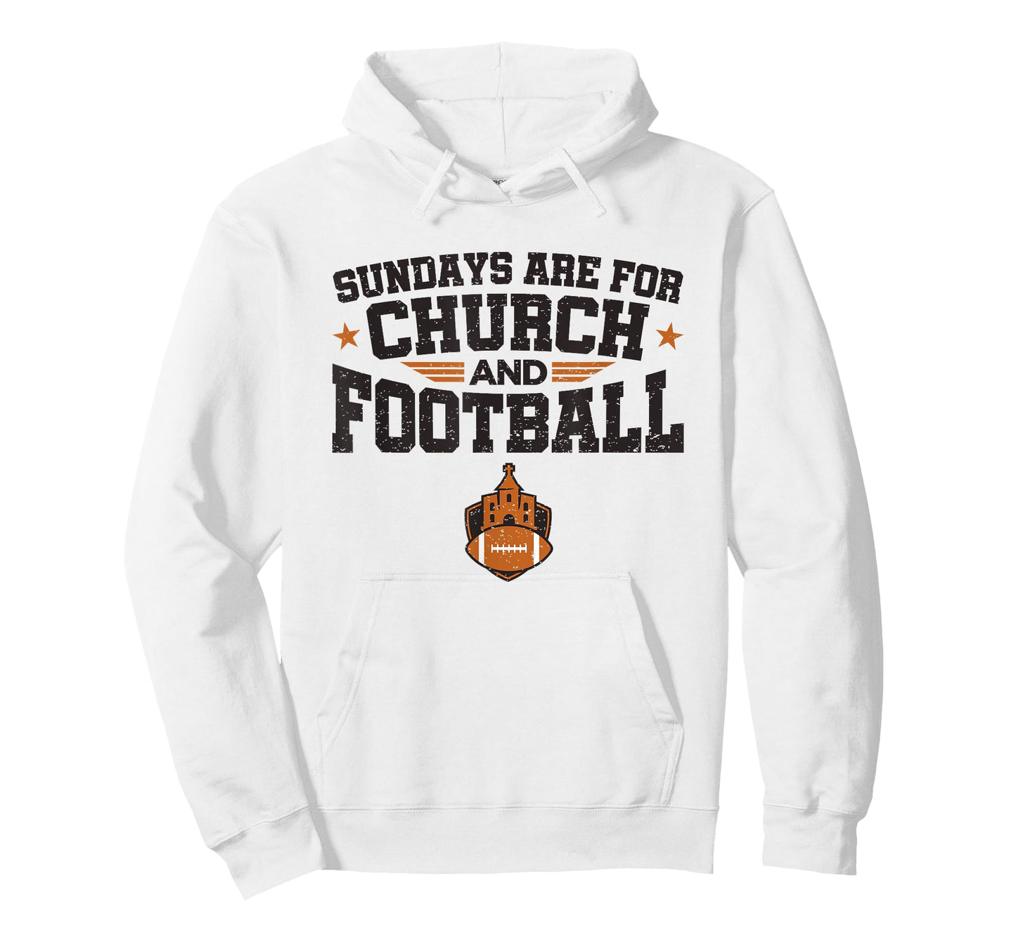 Football Fan Sundays Are For Church And Football T-Shirt
