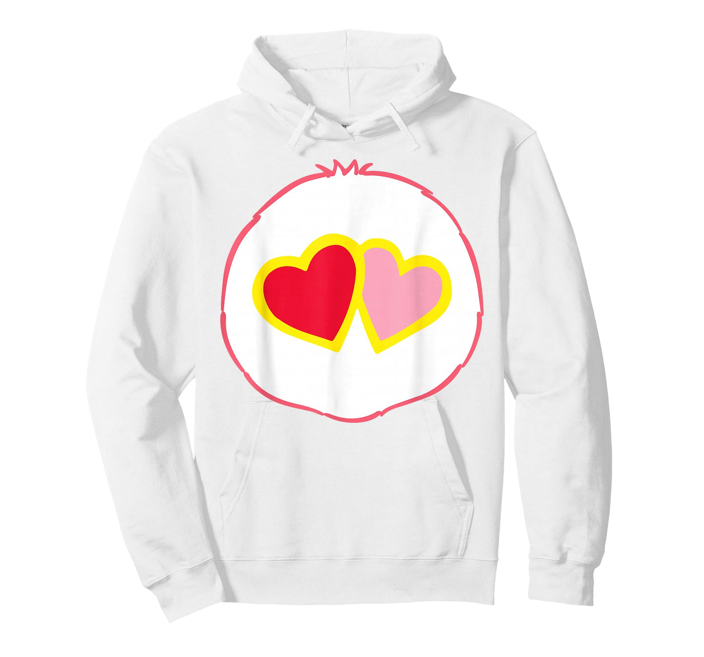 Care Bears Love-a-Lot Bear Belly Easy Halloween Costume Cute T-Shirt