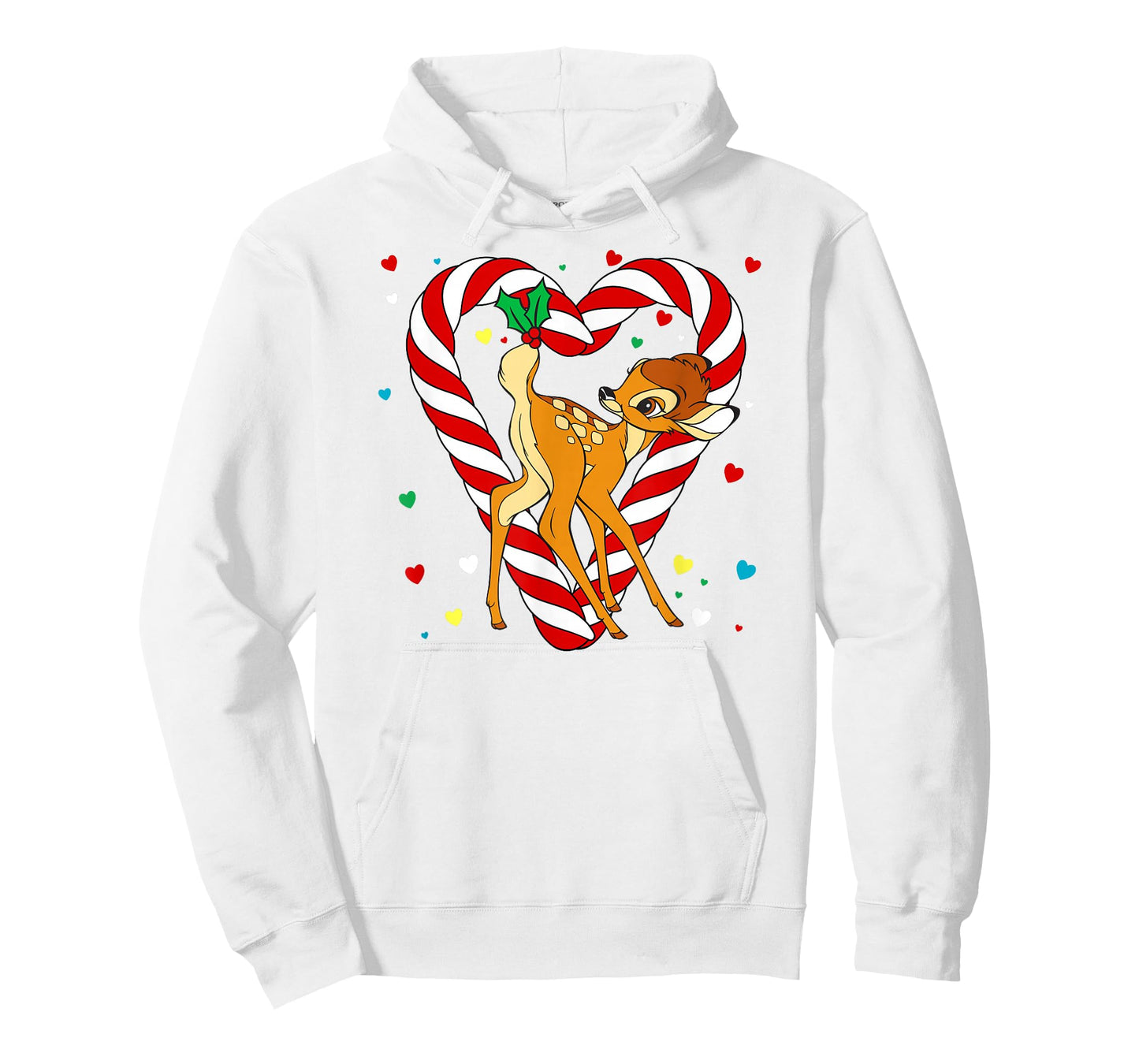 Disney - Bambi Candy Cane Holiday T-Shirt