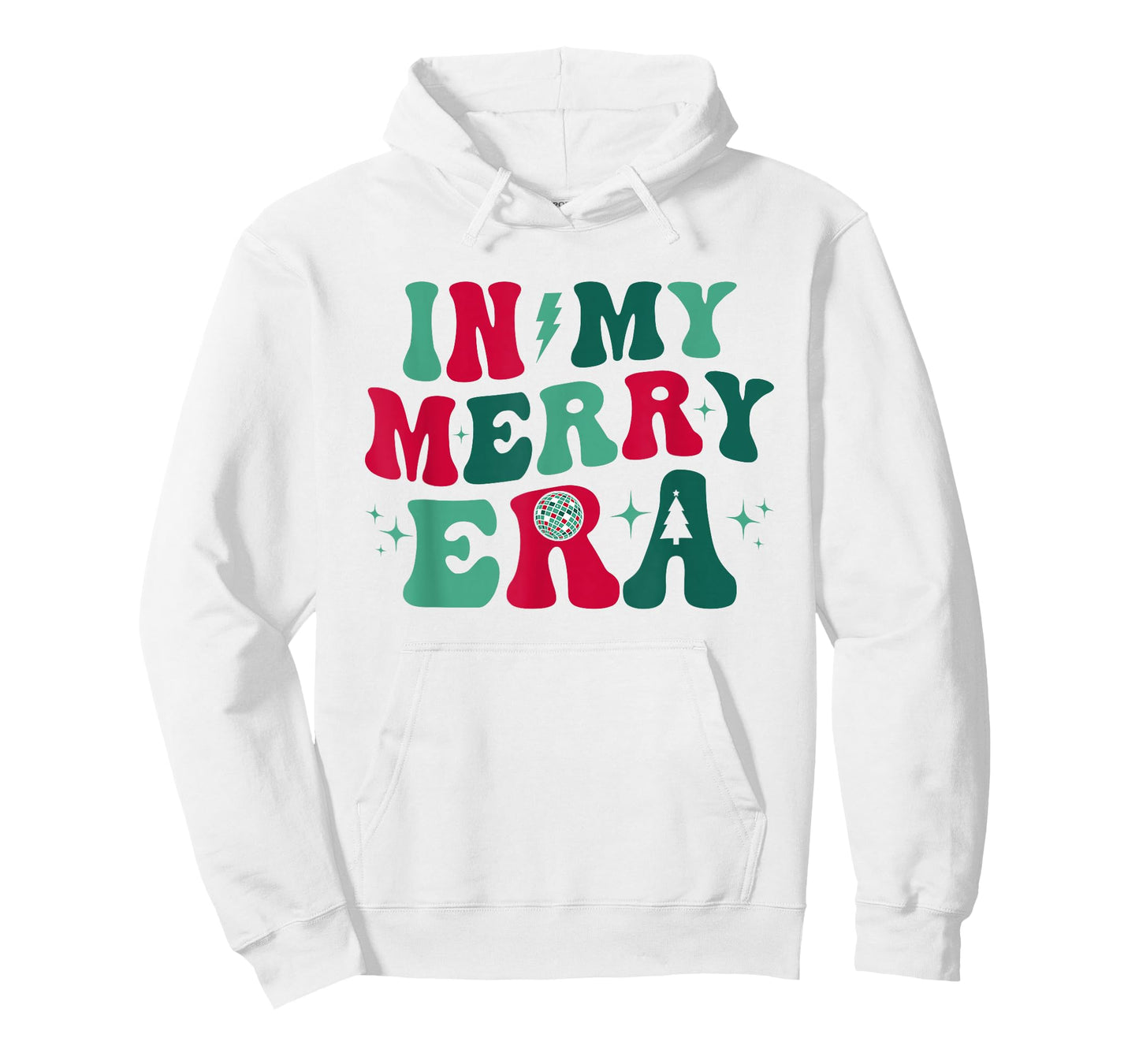 Christmas In My Merry Era Xmas Holiday Groovy Xmas Pajamas T-Shirt