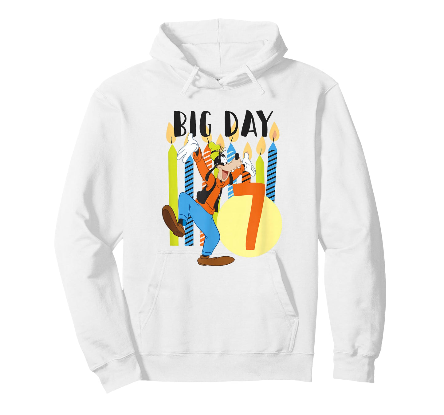 Disney Goofy Birthday Big Day 7 Years Old T-Shirt