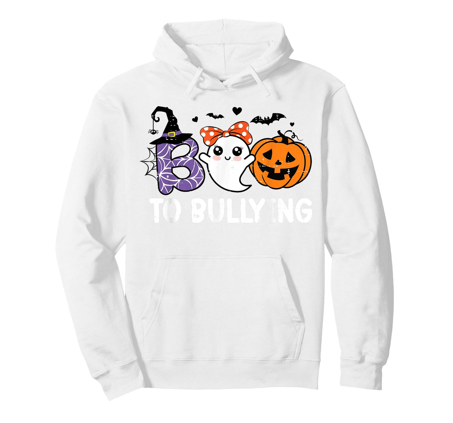 Boo To Bullying Ghost Pumpkin Anti Bullying Unity Day Orange T-Shirt