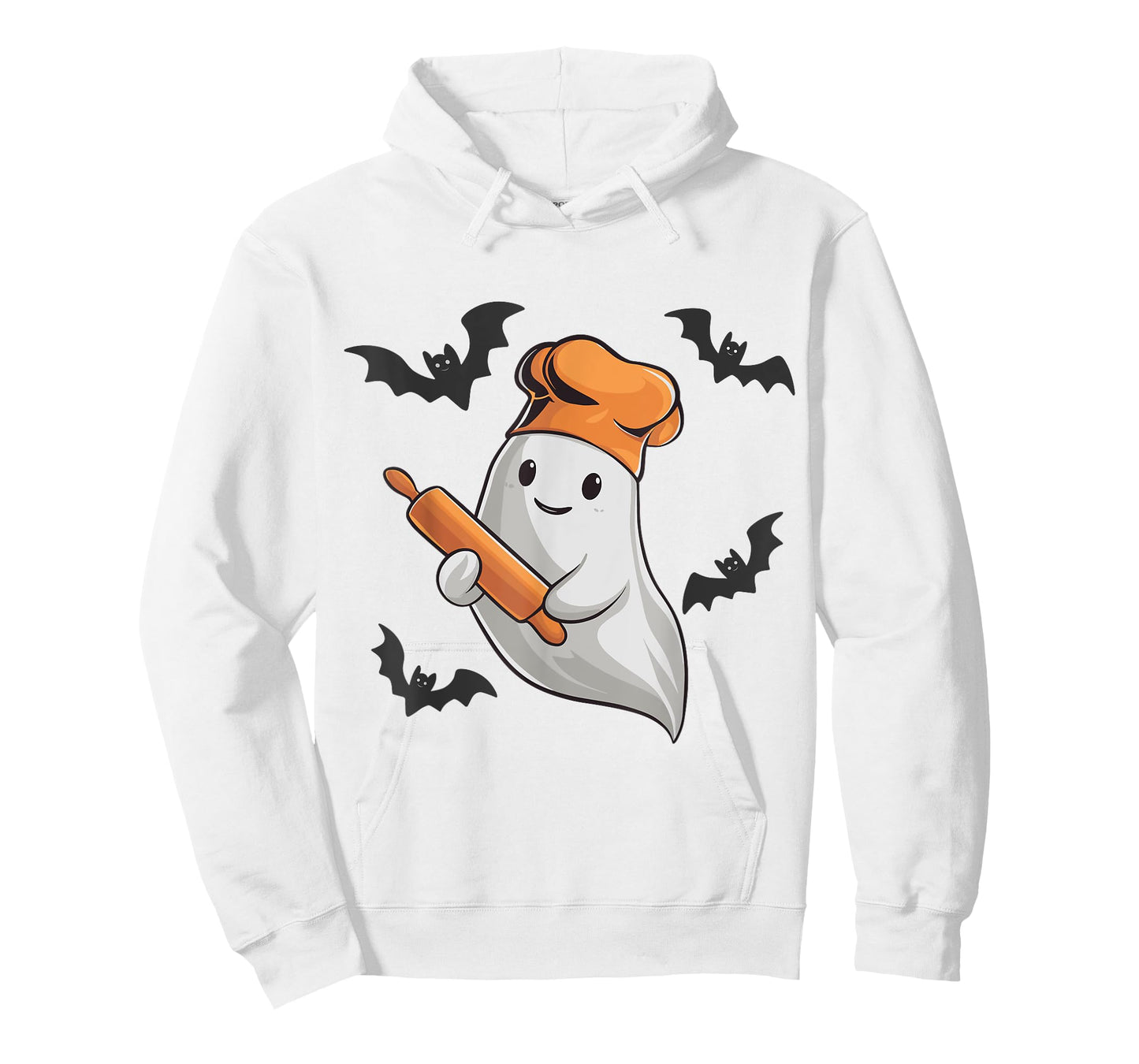 Ghost Baker Spooky Halloween Baking Cake Lover Bakery Team T-Shirt