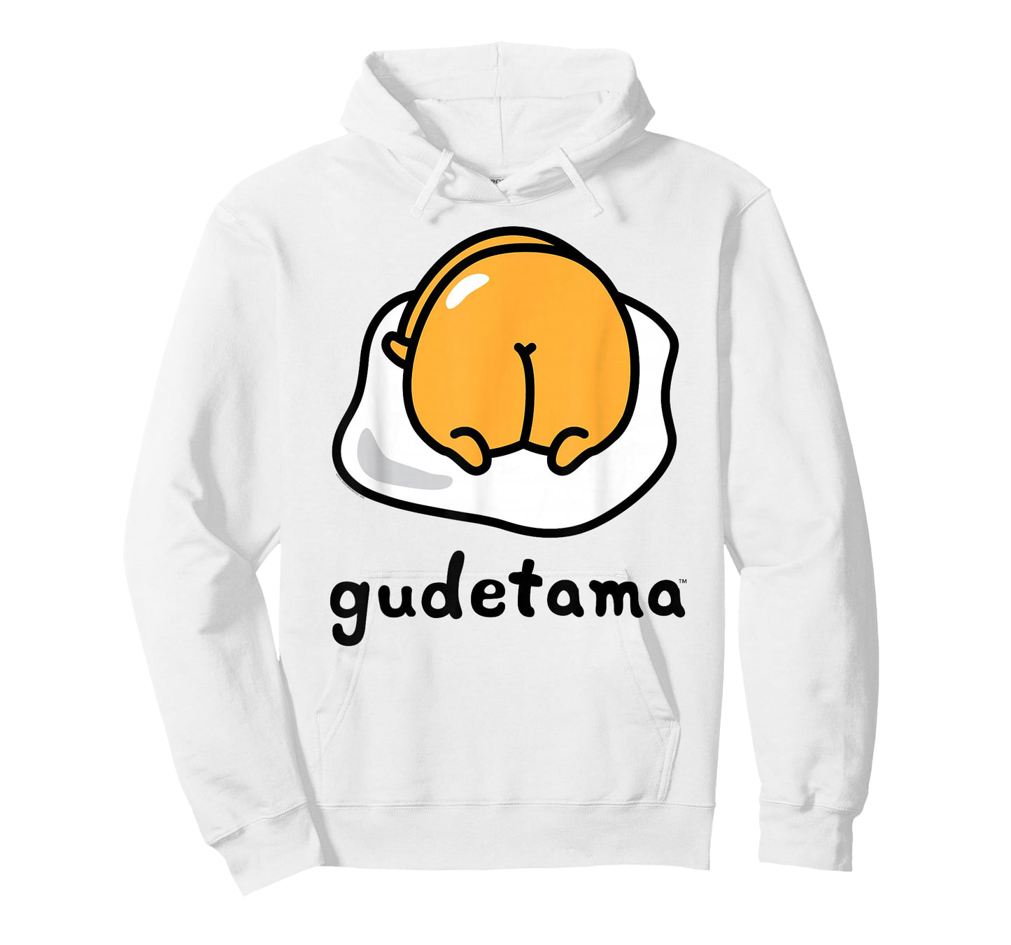 Gudetama The Lazy Egg Backside Logo Tee Shirt T-Shirt