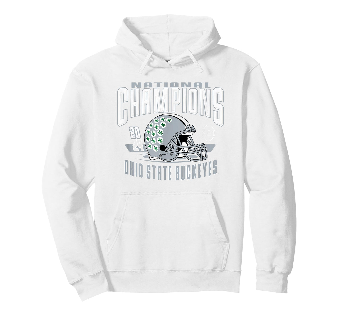 Ohio State Buckeyes National Champs 2024 CFP Blitz Red T-Shirt