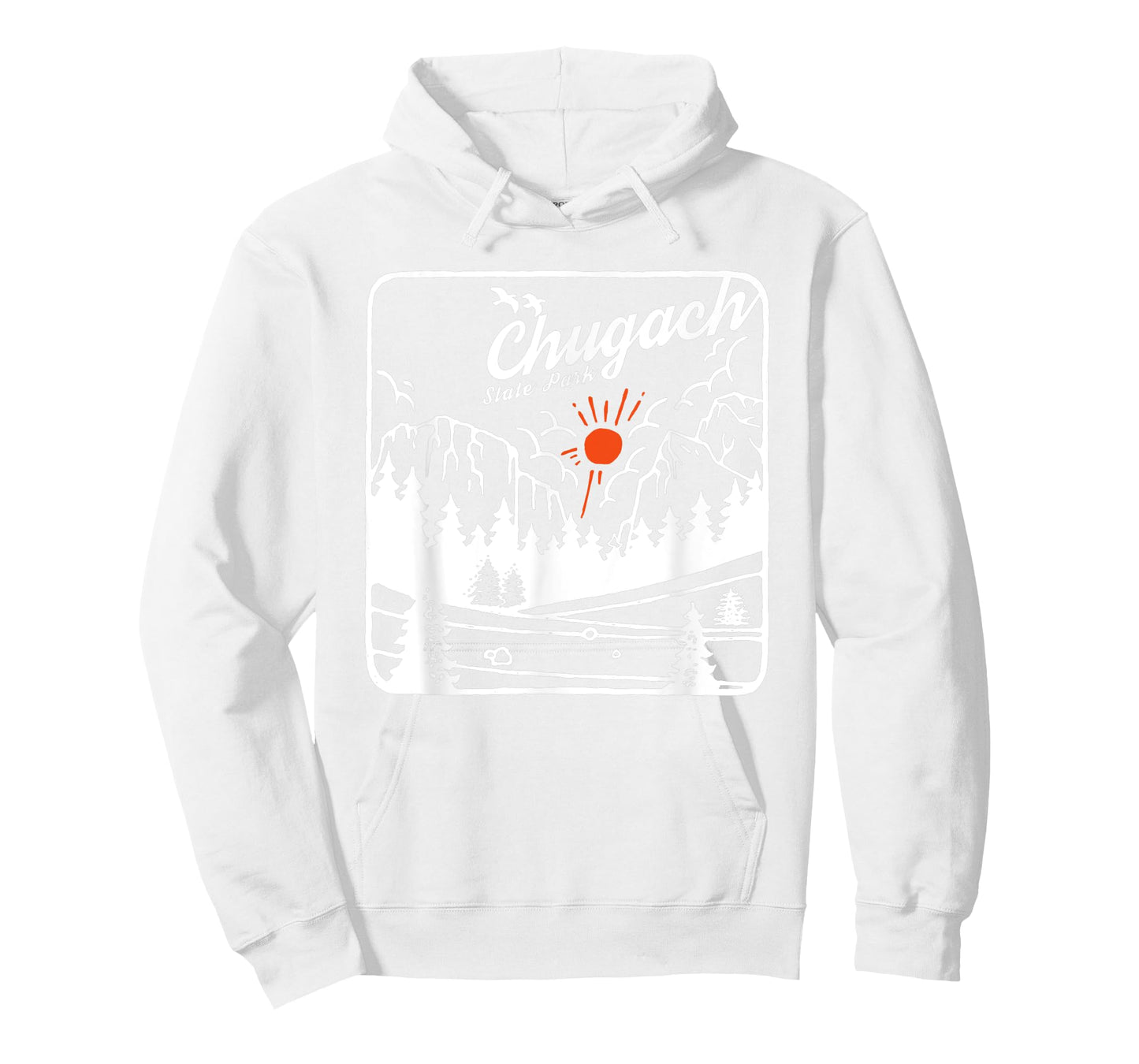 Chugach State Park Alaska Modern Cool AK T-Shirt