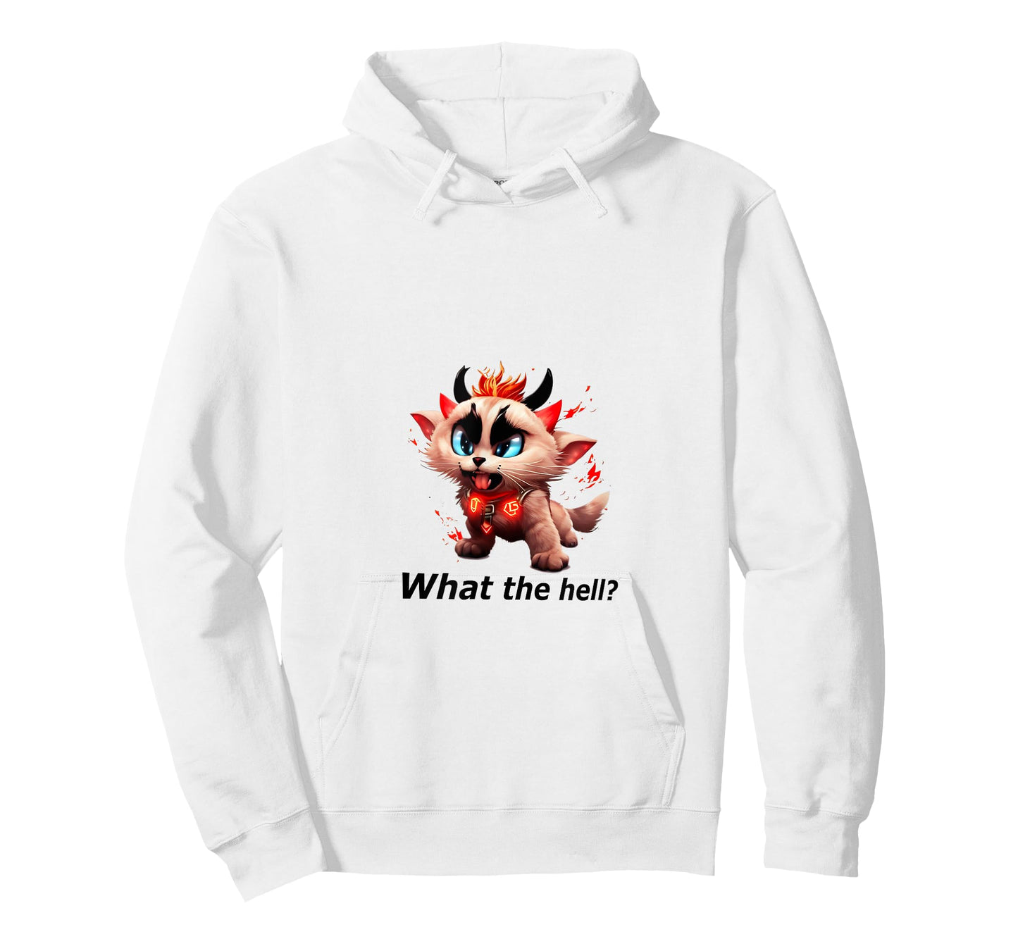 What the hell? Hell Cat - Devil Cat T-Shirt