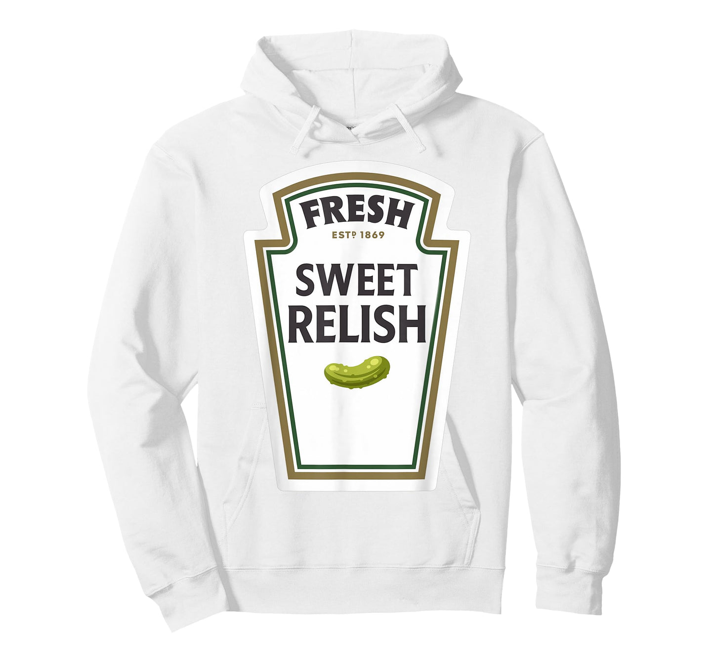 Halloween Matching Costume Fresh Sweet Relish Bottle Label T-Shirt