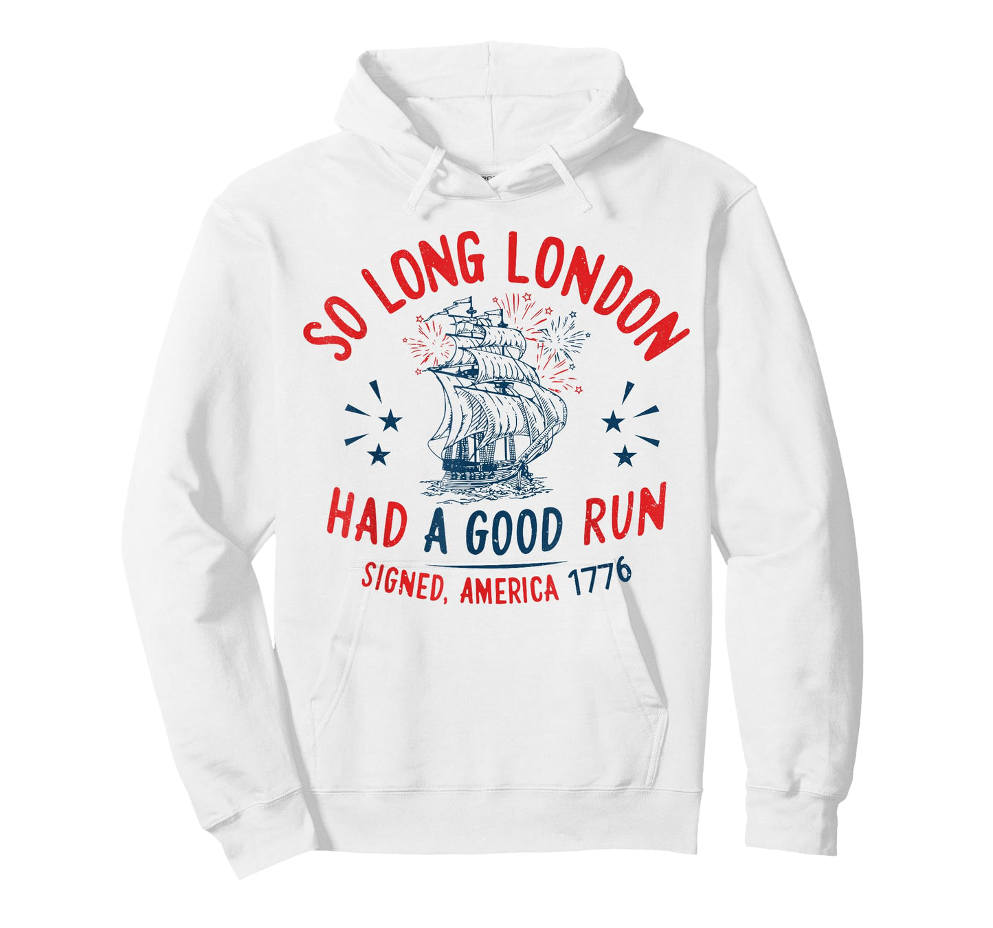 So Long London Had A Good Run Funny Vintage 4th Of July T-Shirt for Women Men