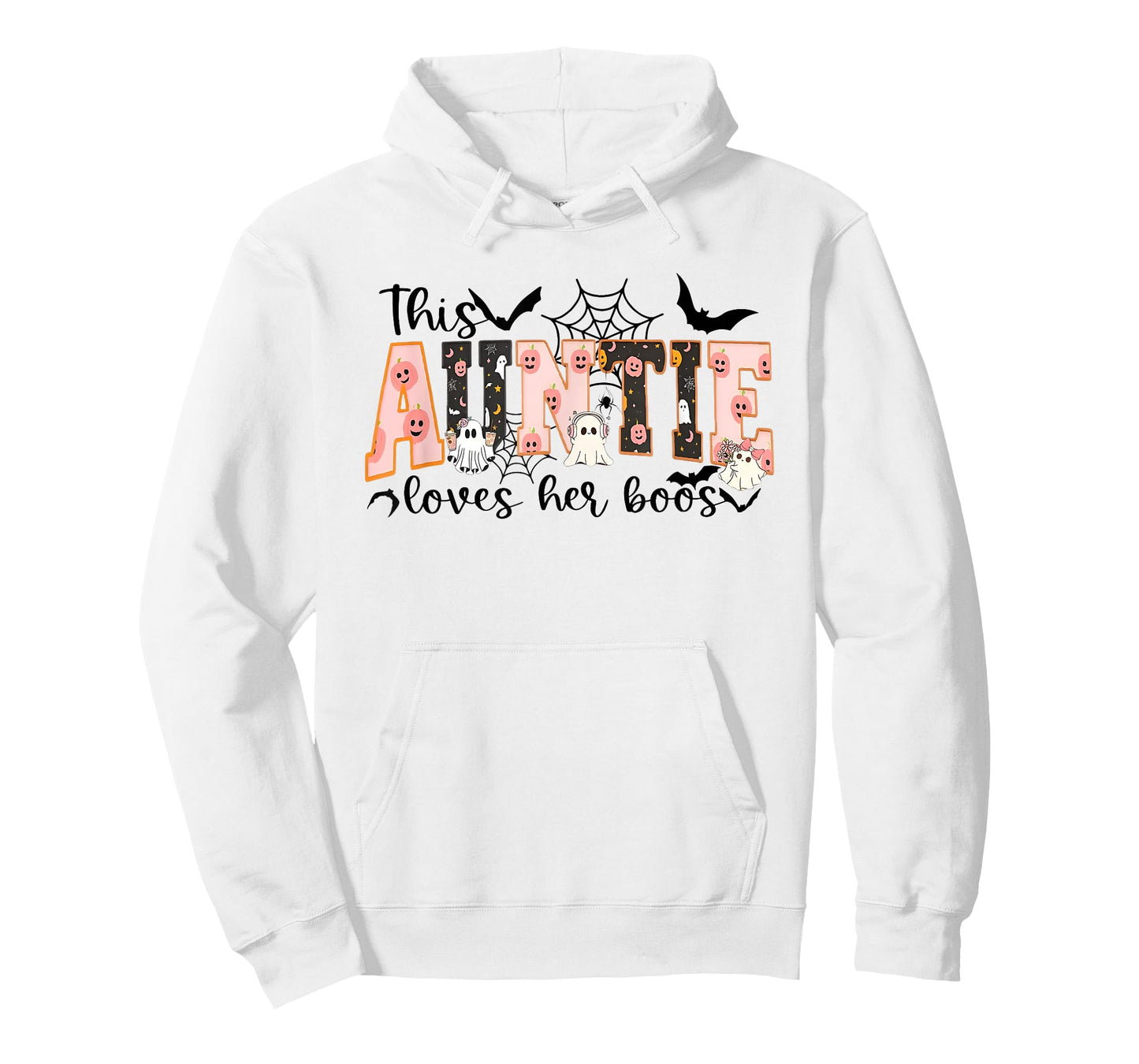 This Auntie Loves Her Boos Halloween Ghost T-Shirt