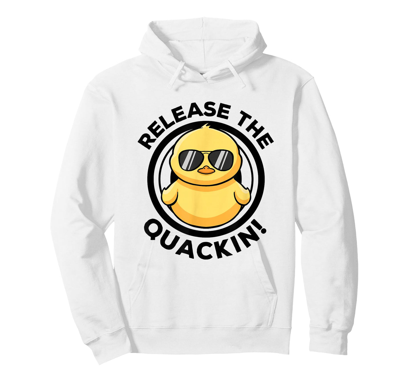 Release The Quackin I Love Duck Lovers Funny Yellow Duck T-Shirt