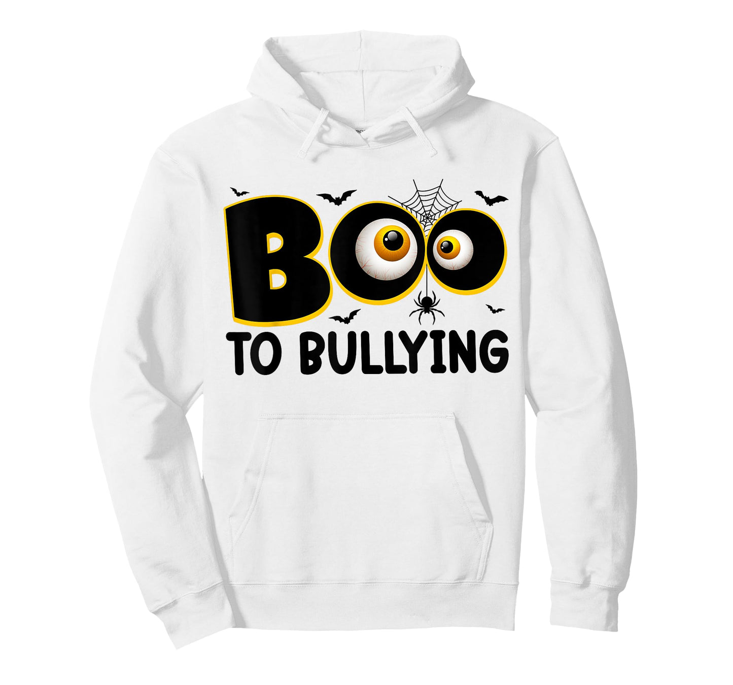 Boo To Bullying Orange Anti Bullying Unity Day Halloween Kid T-Shirt