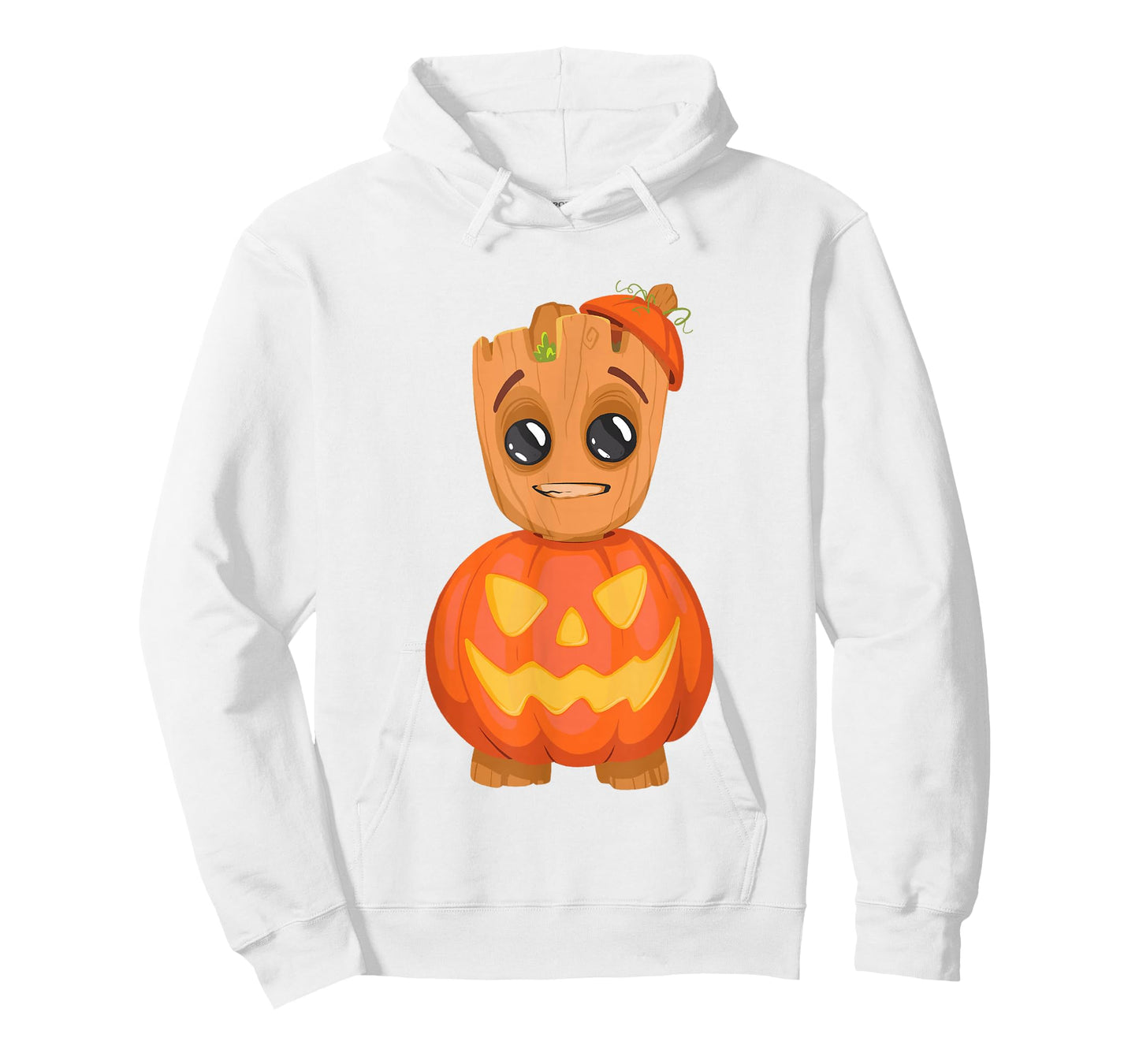 Marvel Classic Halloween Baby Groot Cute Pumpkin Costume T-Shirt