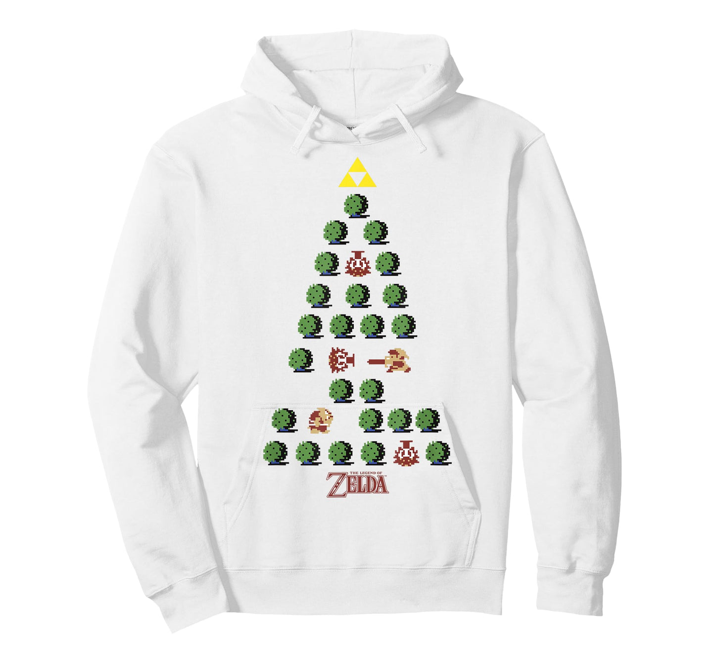 The Legend of Zelda 8-Bit Christmas Tree T-Shirt