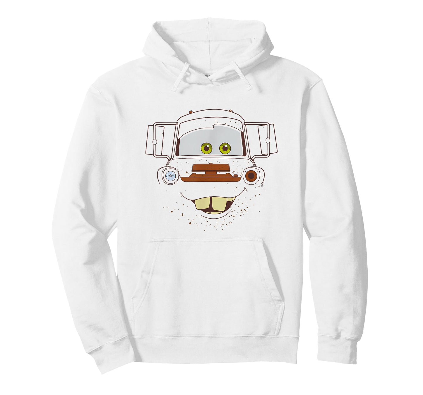 Disney Pixar Cars Tow Mater Big Face Outline Portrait T-Shirt