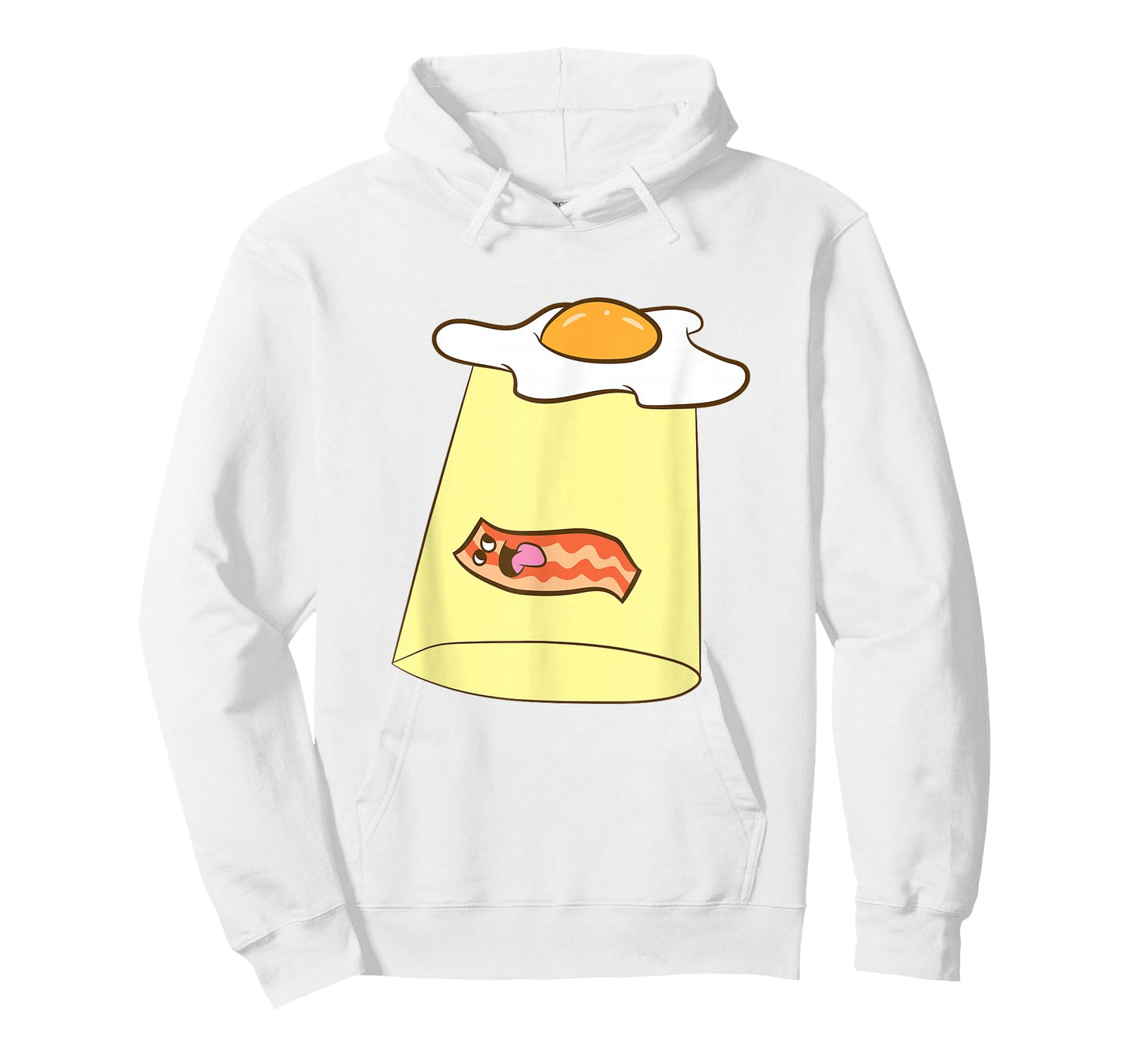 Egg And Bacon UFO Alien Bacon And Eggs Breakfast T-Shirt