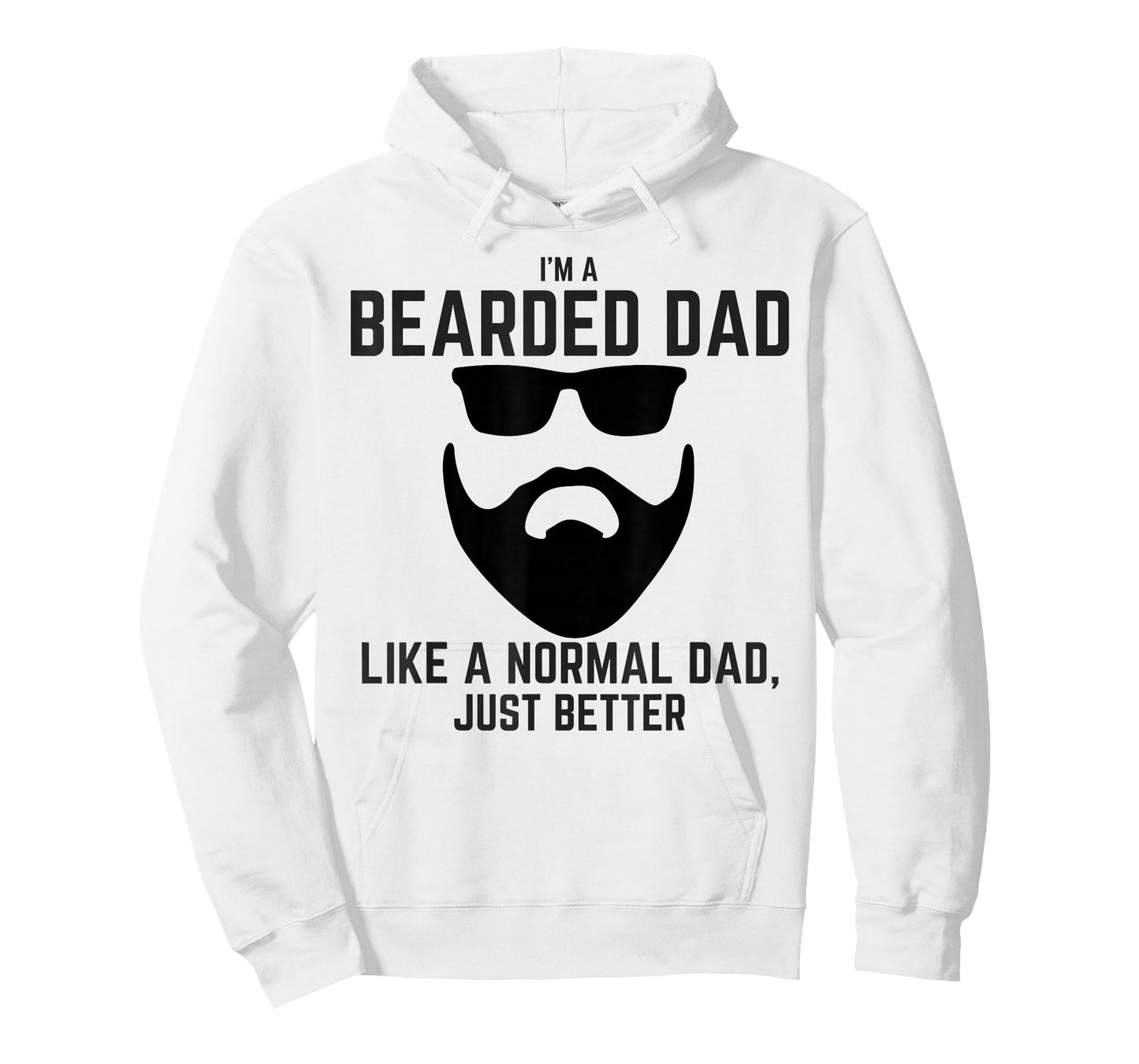 Bearded Dad Mens Beard Humor Funny Superhero T-Shirt