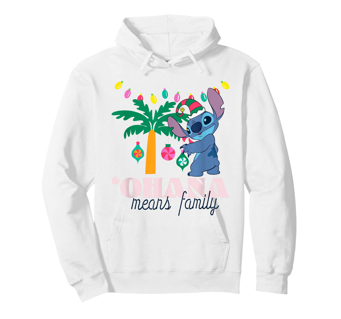 Disney Lilo & Stitch Christmas 'Ohana Means Family T-Shirt