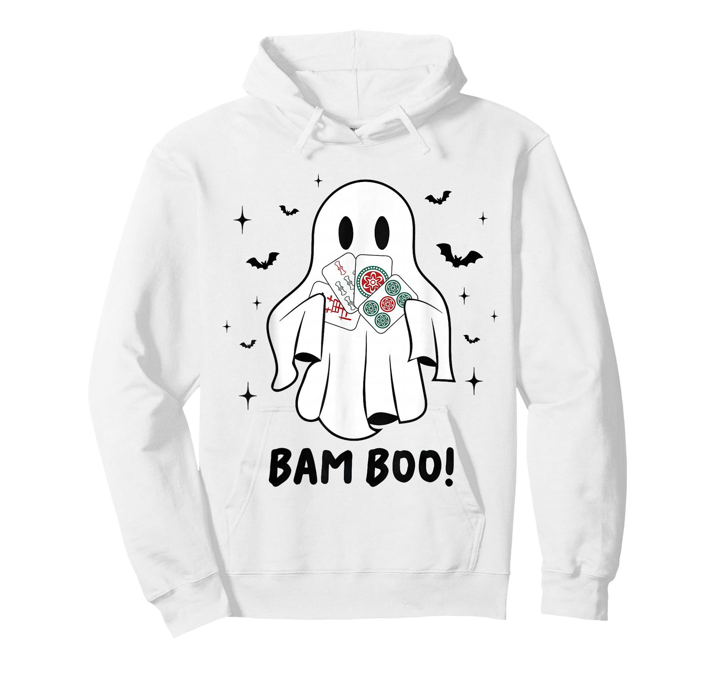 Bam Boo Halloween Ghost Mahjong Funny Costume Game Men Women T-Shirt