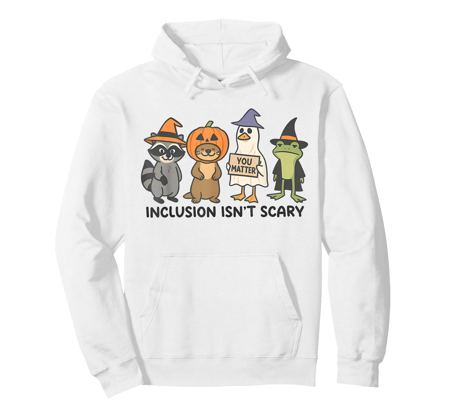 Inclusion Isn't Scary Ghost Mummy Halloween SLP Sped Teacher T-Shirt