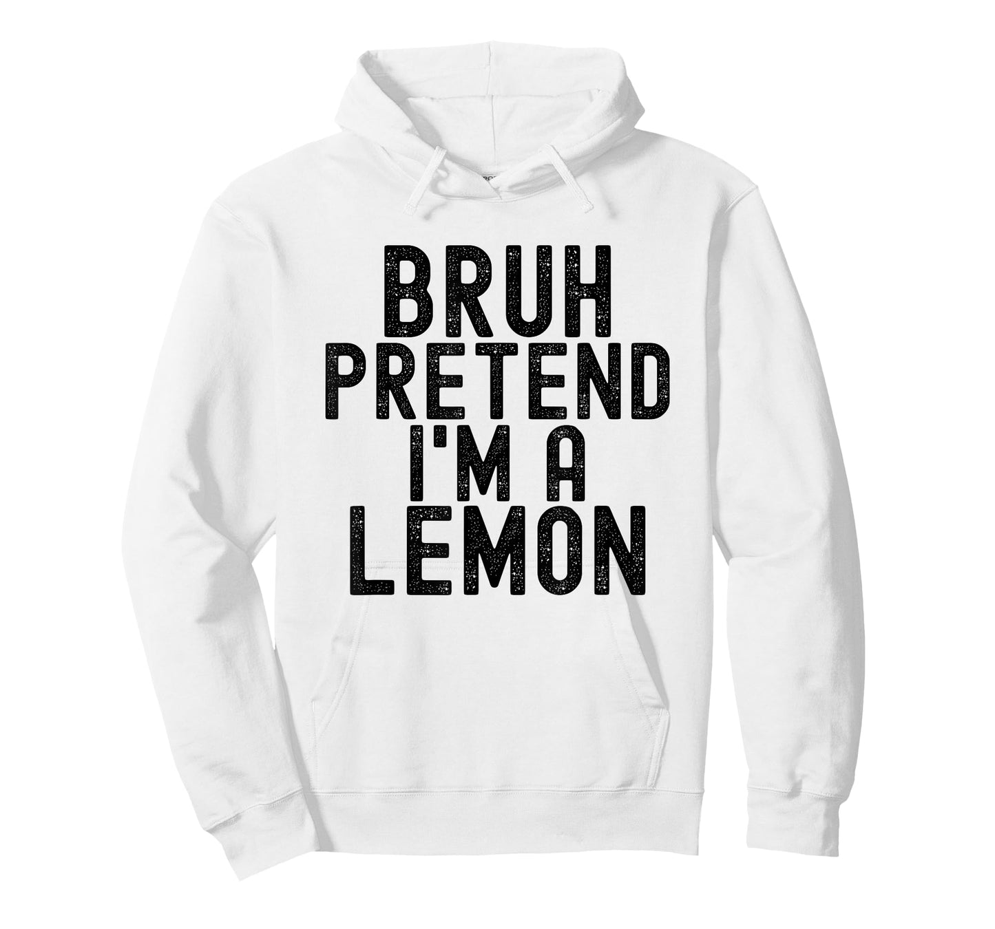 Bruh Pretend I'm A Lemon Funny Halloween Costume Men Women T-Shirt