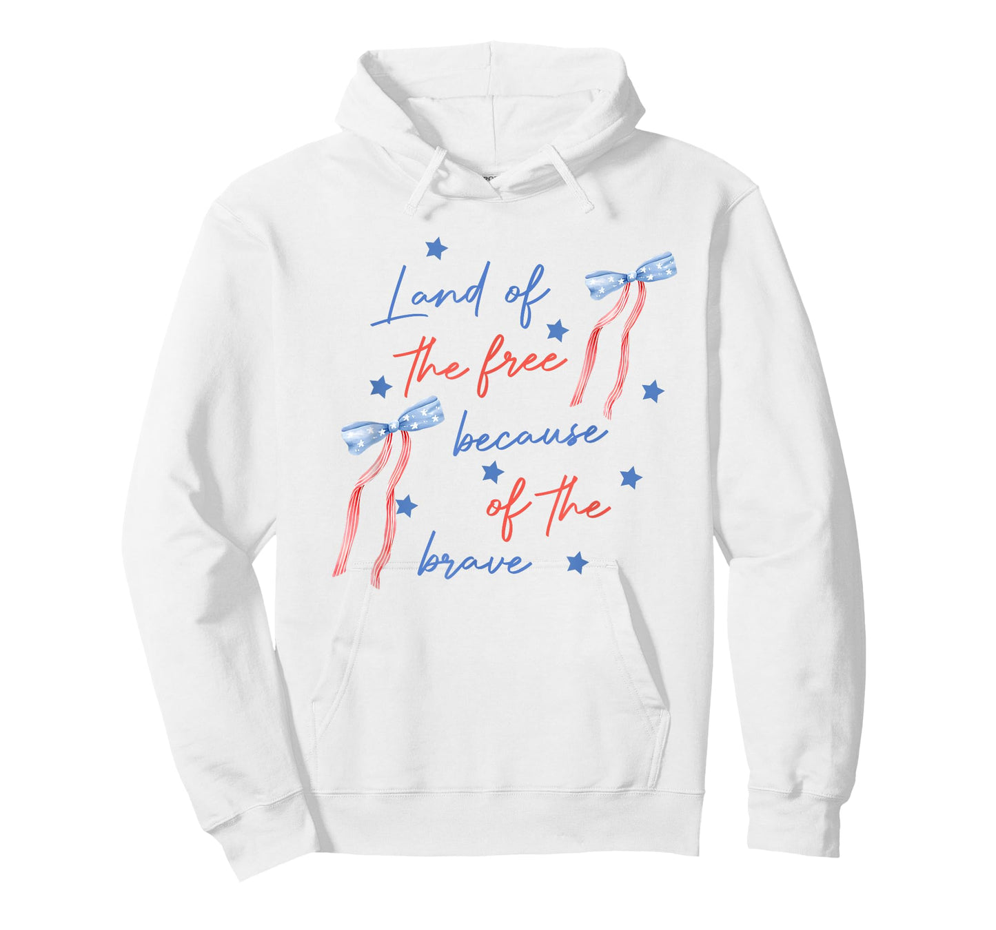 Land Of The Free Because Of The Brave Coquette Memorial Day T-Shirt
