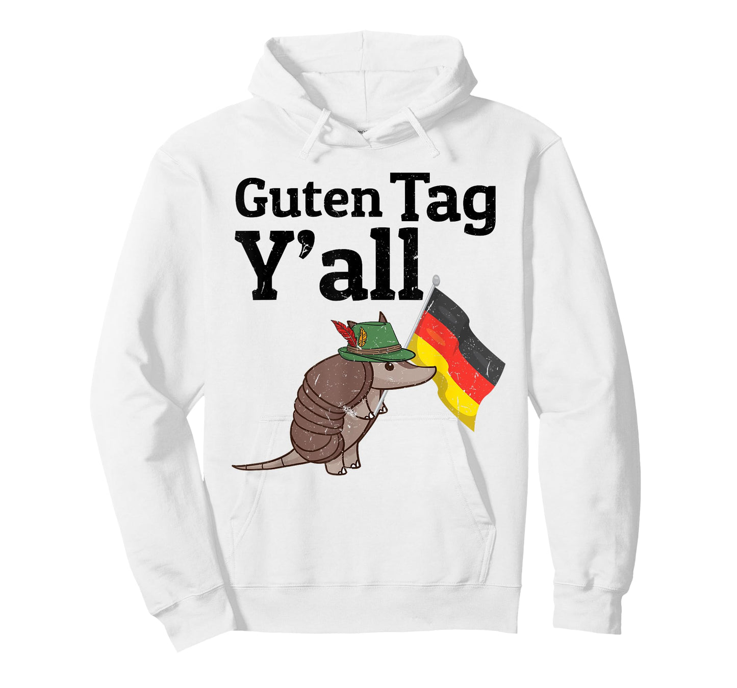 Guten Tag Y'all Texas Armadillo German Flag Hat gift T-Shirt