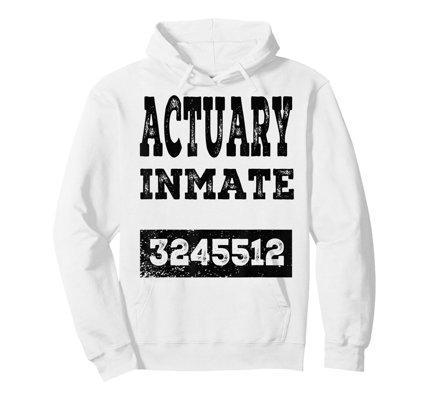 Actuary Inmate Funny Halloween Prisoner Jail Costume Gift T-Shirt