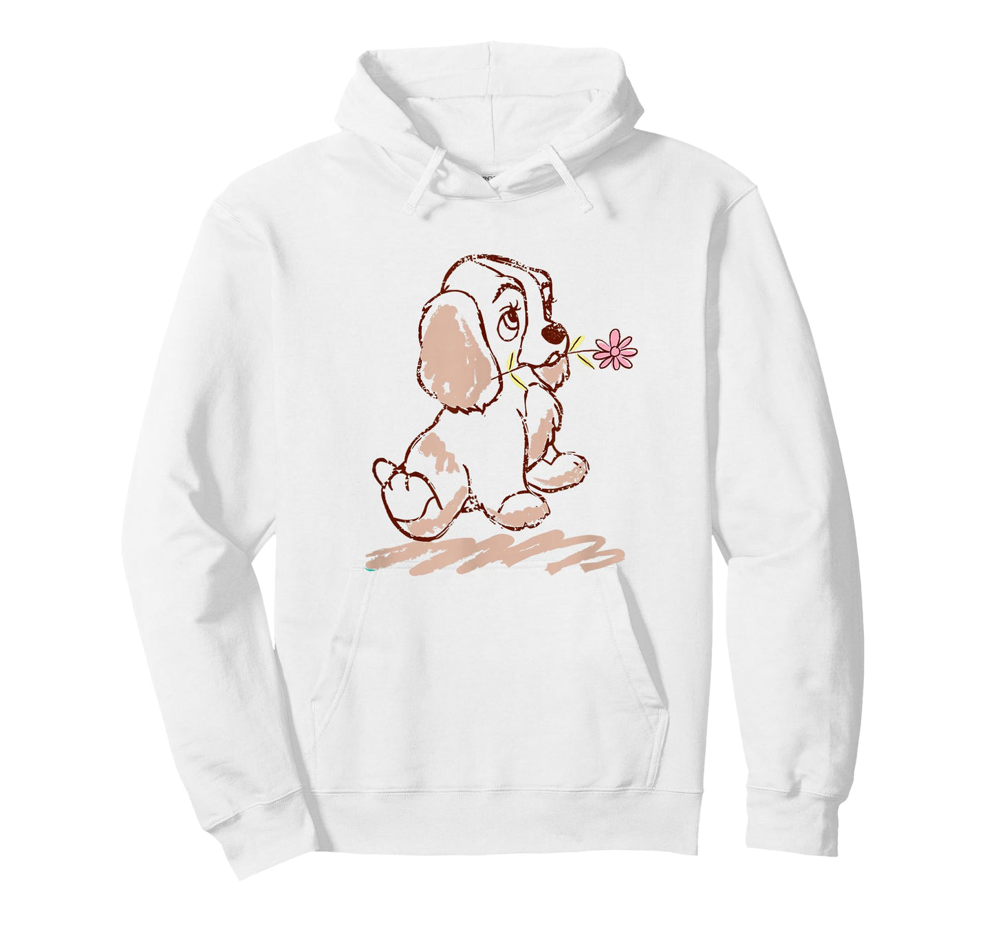Disney Lady and The Tramp Lady Puppy Sketch T-Shirt
