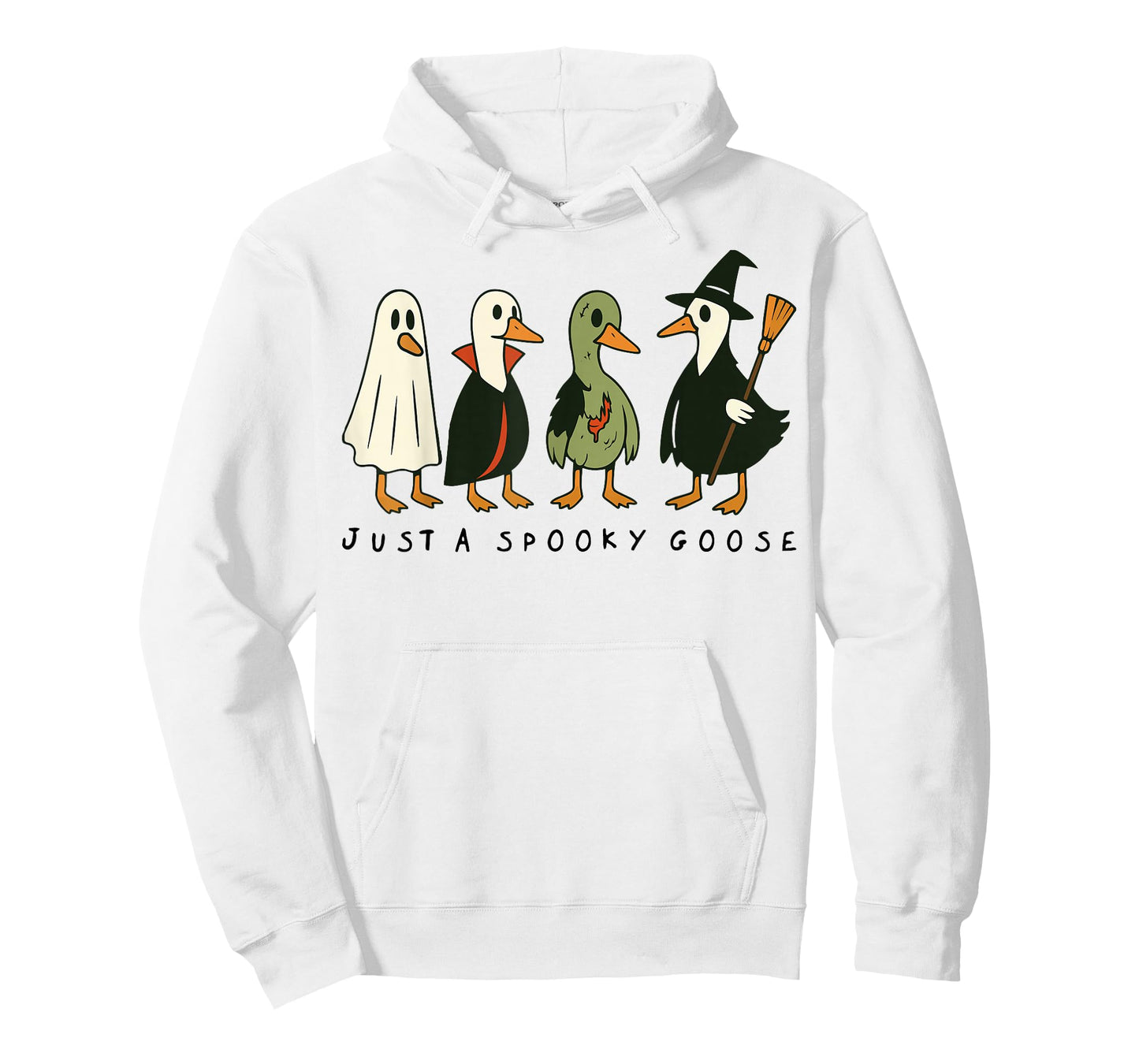 Just A Spooky Goose Halloween Silly Goose Funny Halloween T-Shirt