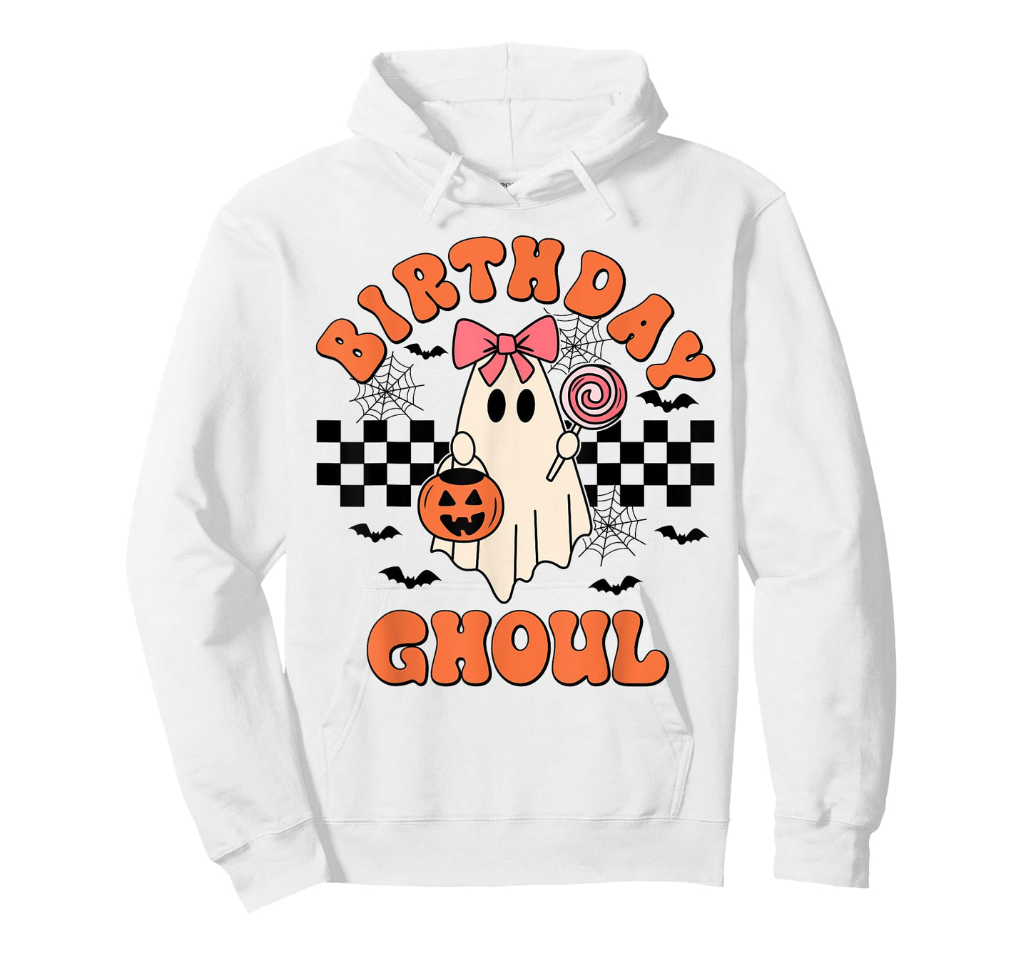 Birthday Ghoul Spooky Season Groovy Halloween Girls Kids T-Shirt